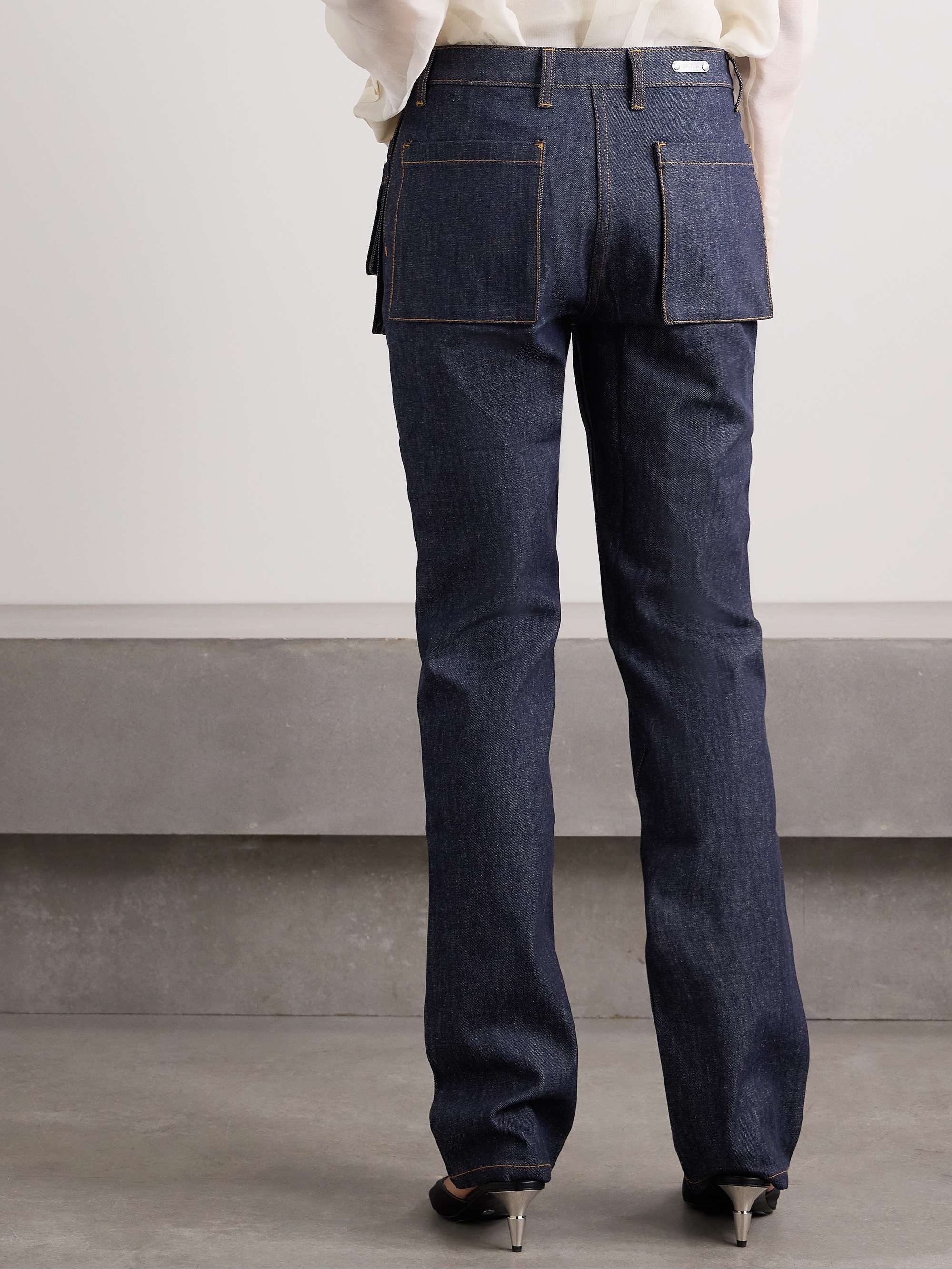 HELMUT LANG Utility mid-rise straight-leg jeans | NET-A-PORTER