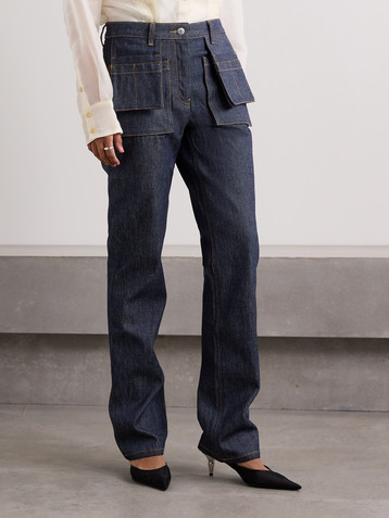 Helmut Lang Utility mid-rise straight-leg jeans