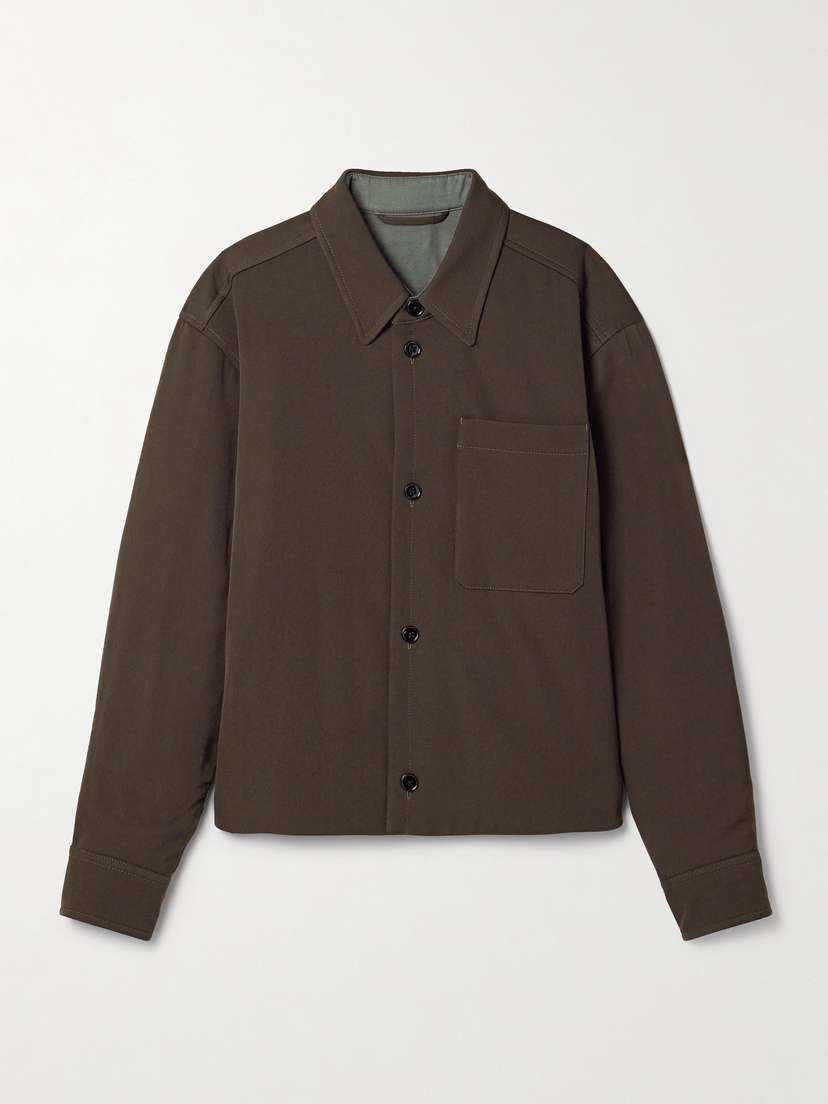 Lemaire Oversized Padded Wool-twill Jacket