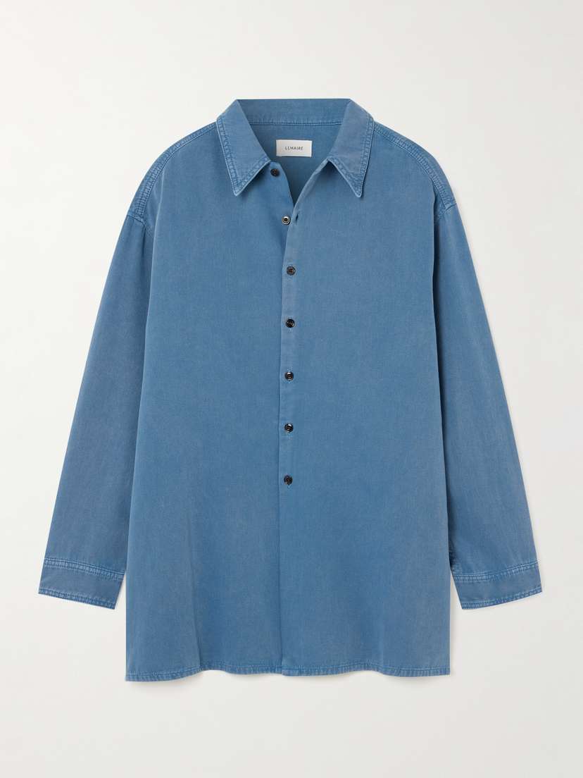 Lemaire Twisted Washed Cotton-twill Shirt