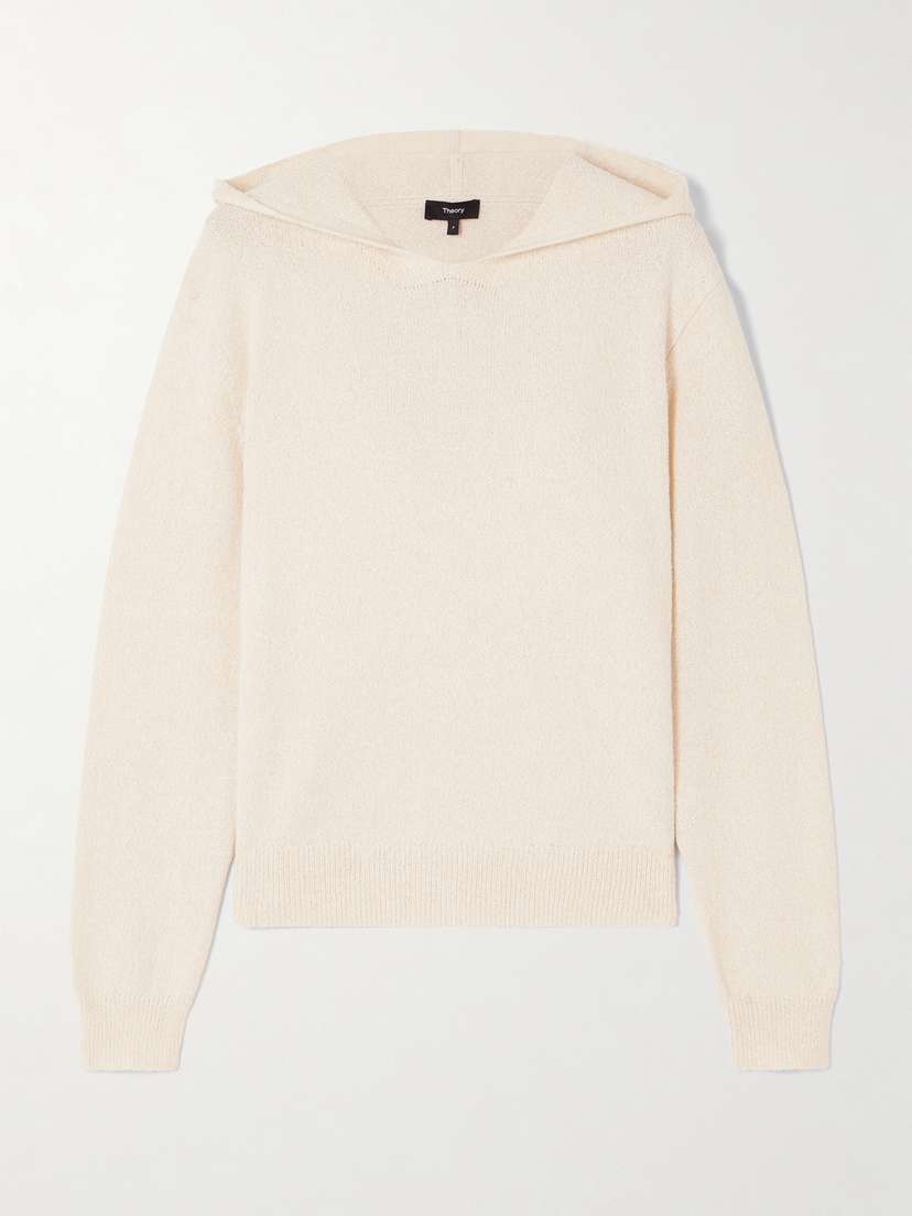Theory Cotton-blend Bouclé Hoodie