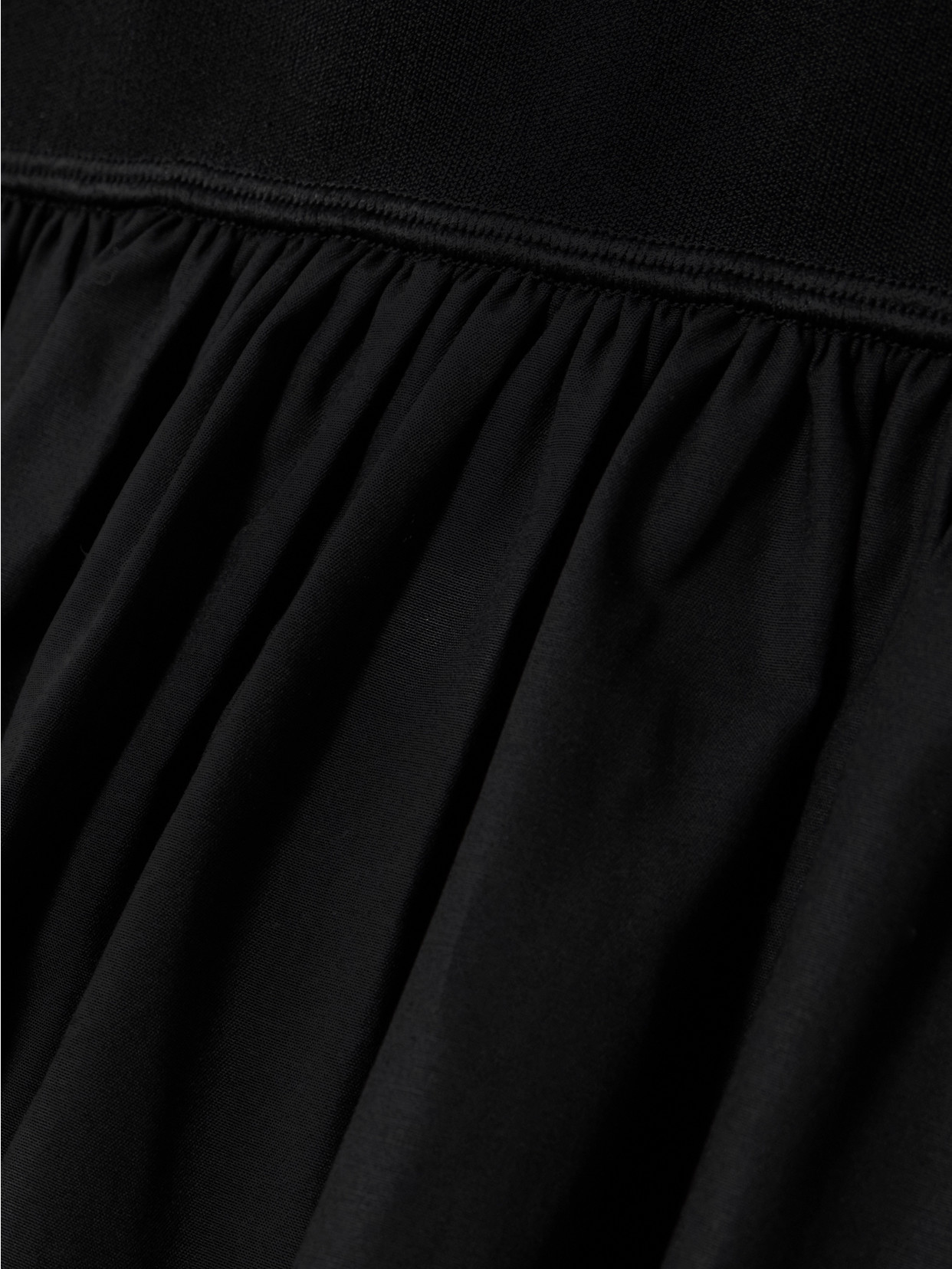 Theory Stretch-knit And Cotton-blend Poplin Midi Dress In Black
