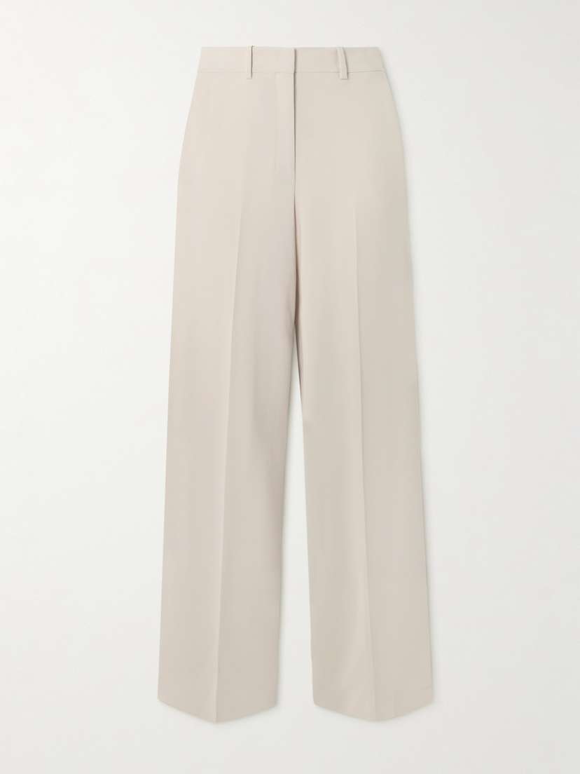 Theory Crepe Wide-leg Pants - x large