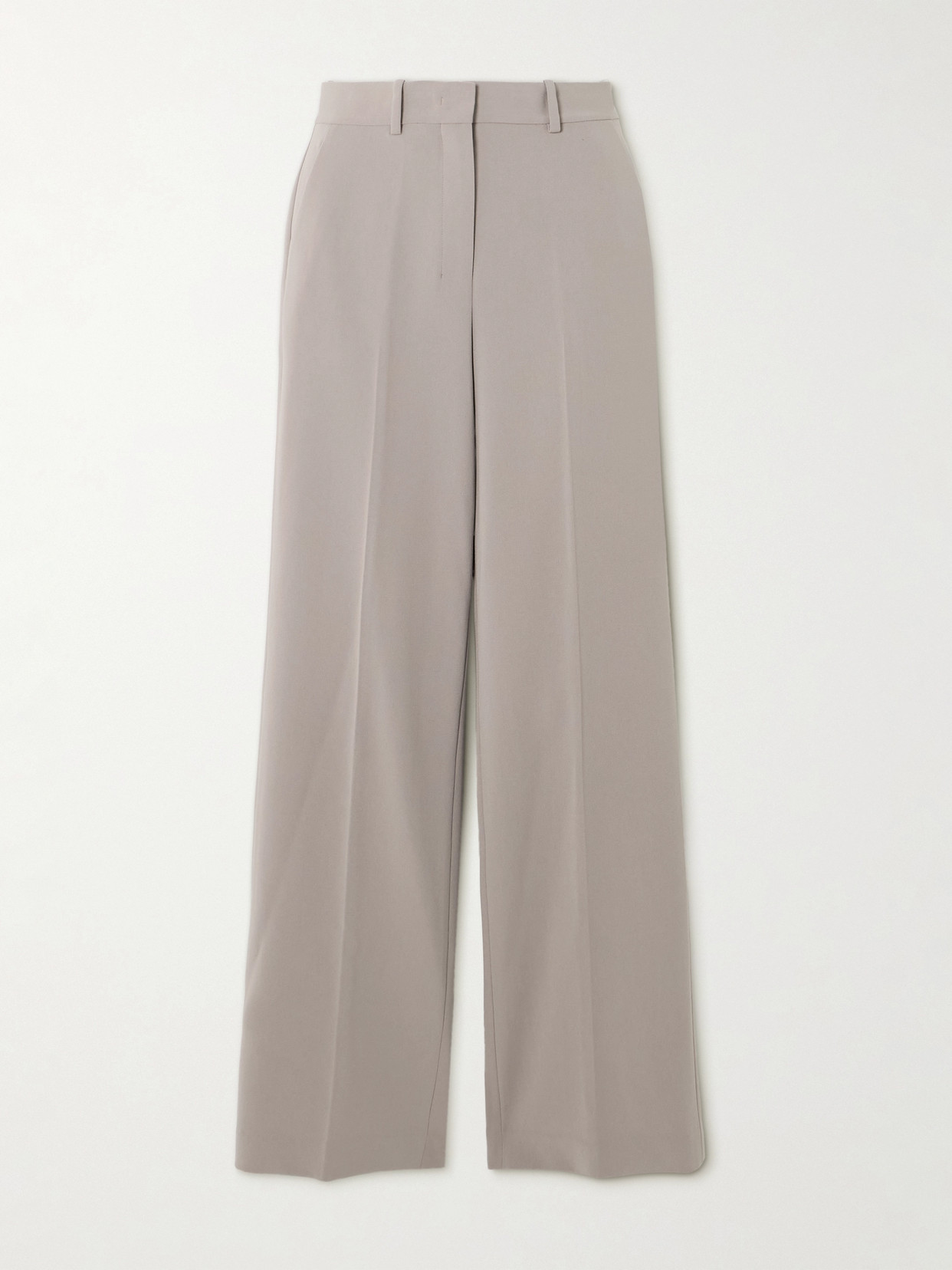 Theory - Crepe Wide-leg Pants - Gray