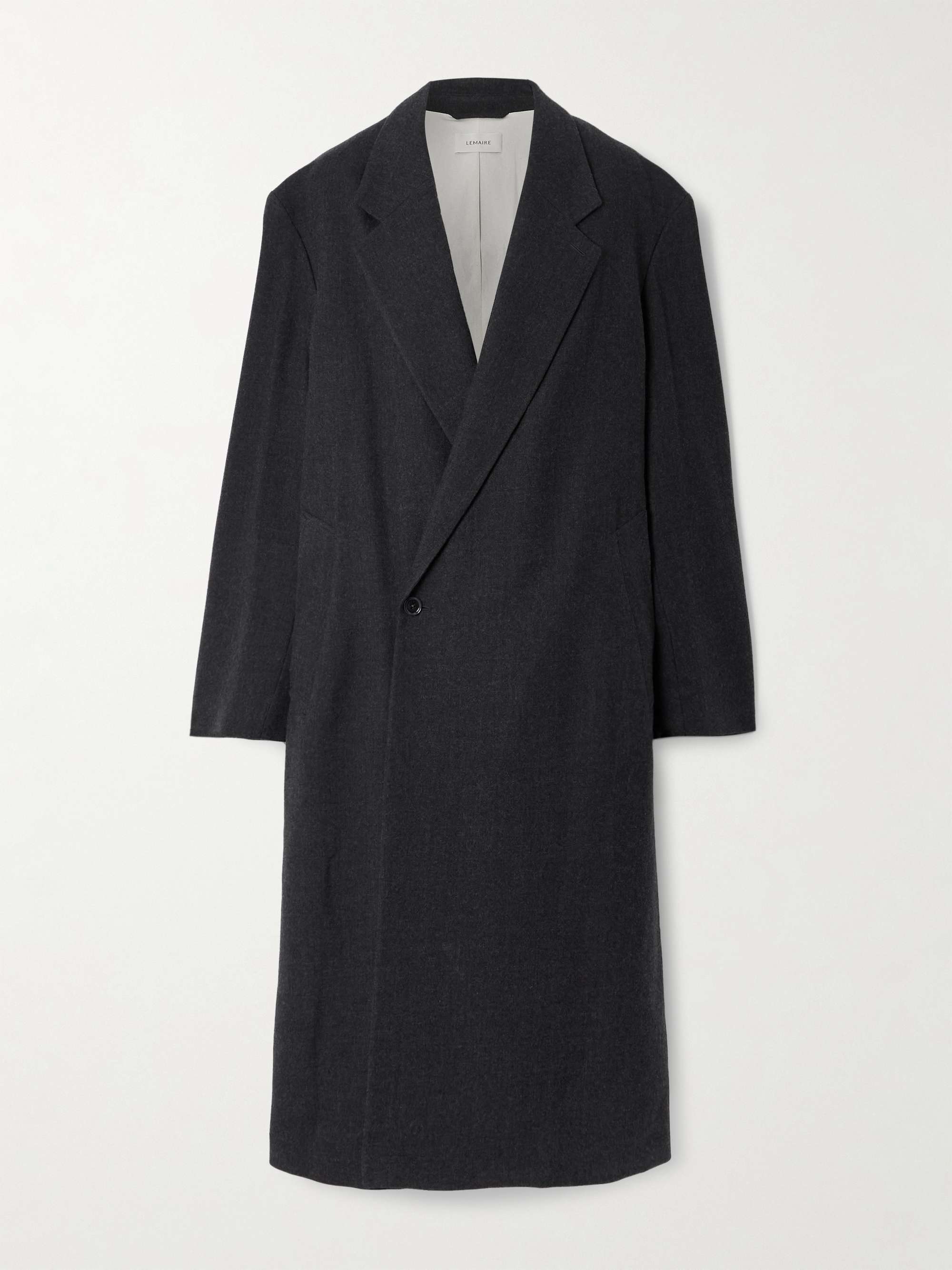 LEMAIRE Oversized double-breasted wool coat | NET-A-PORTER