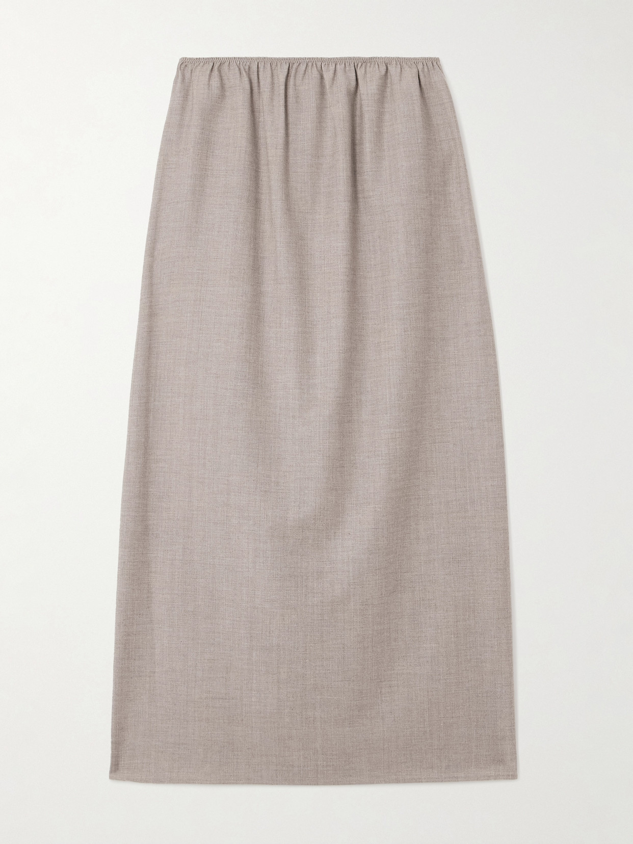 CARVEN - Wool-blend Midi Skirt - Gray