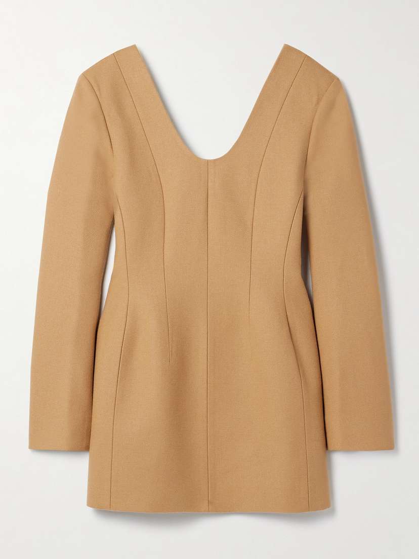 CARVEN Wool-twill Mini Dress