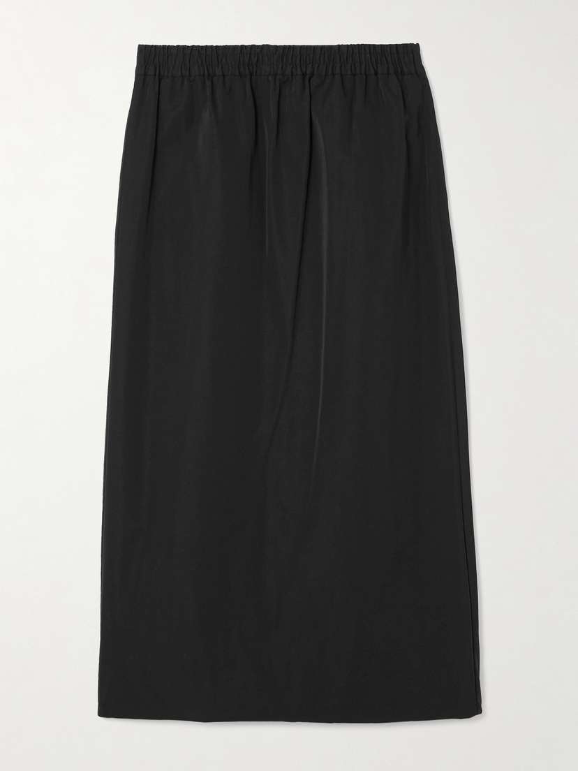 CARVEN Satin Midi Skirt