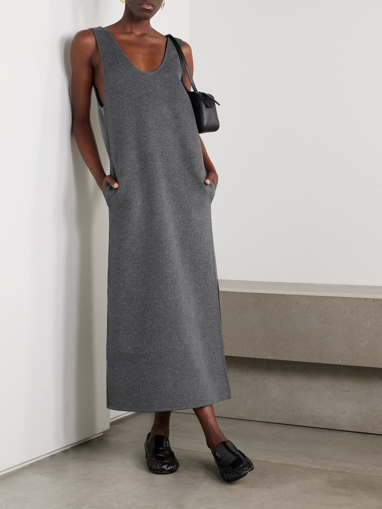 CARVEN WOOL MIDI DRESS