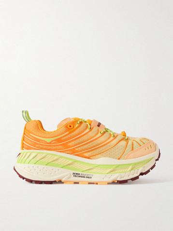 HOKA ONE ONE Stinson EVO OG rubber-trimmed mesh sneakers