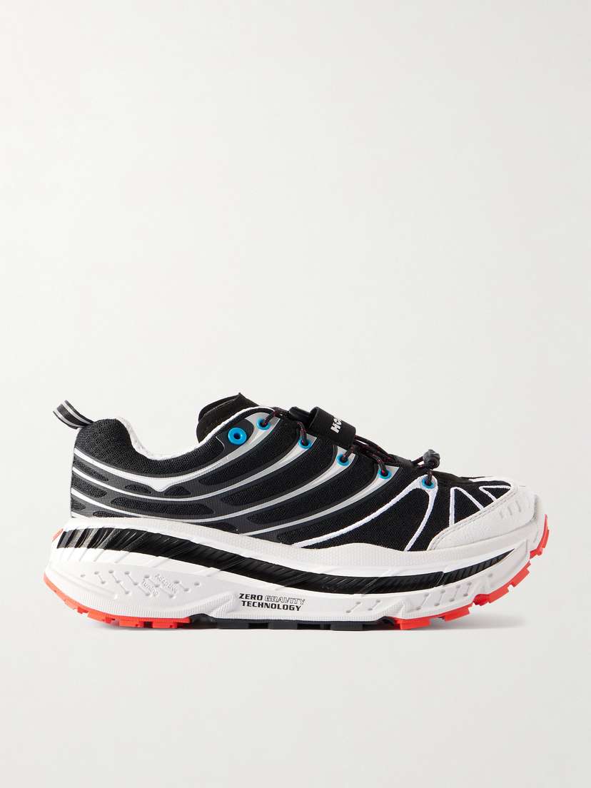 Hoka Stinson Evo Og Rubber-trimmed Mesh Sneakers