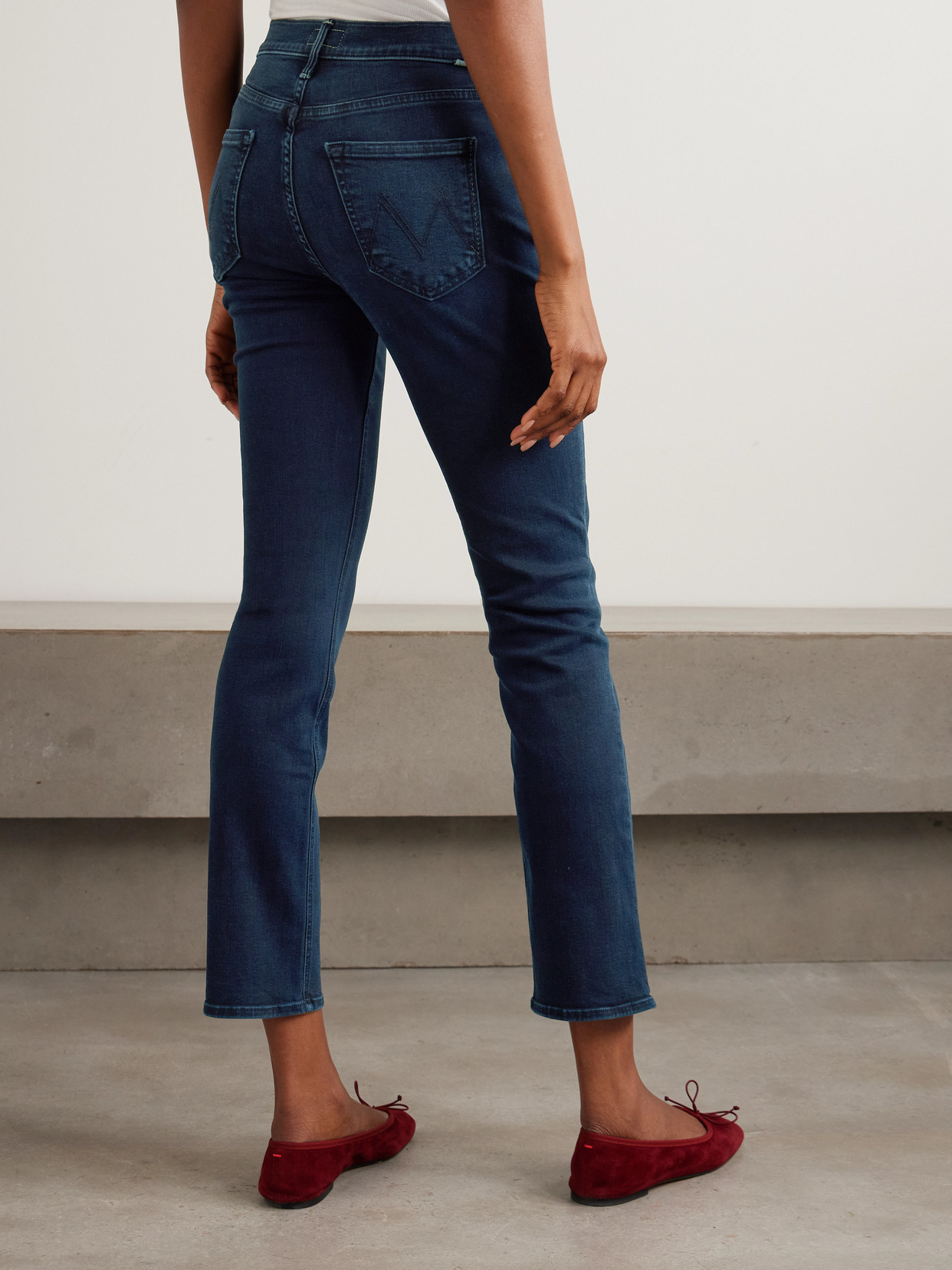 The Dazzler Ankle Mid-Rise Slim-Leg Jeans