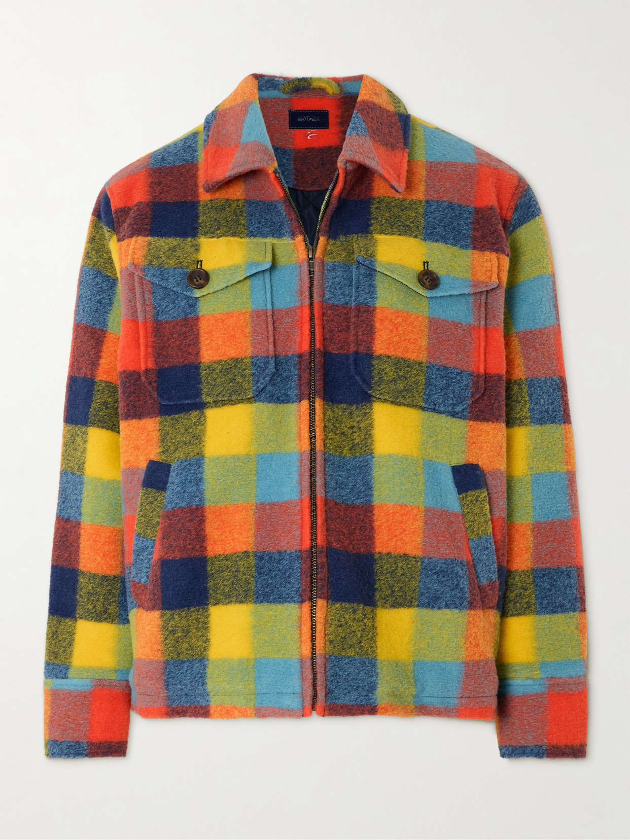Mother - The After School Checked Flannel Jacket - Multi