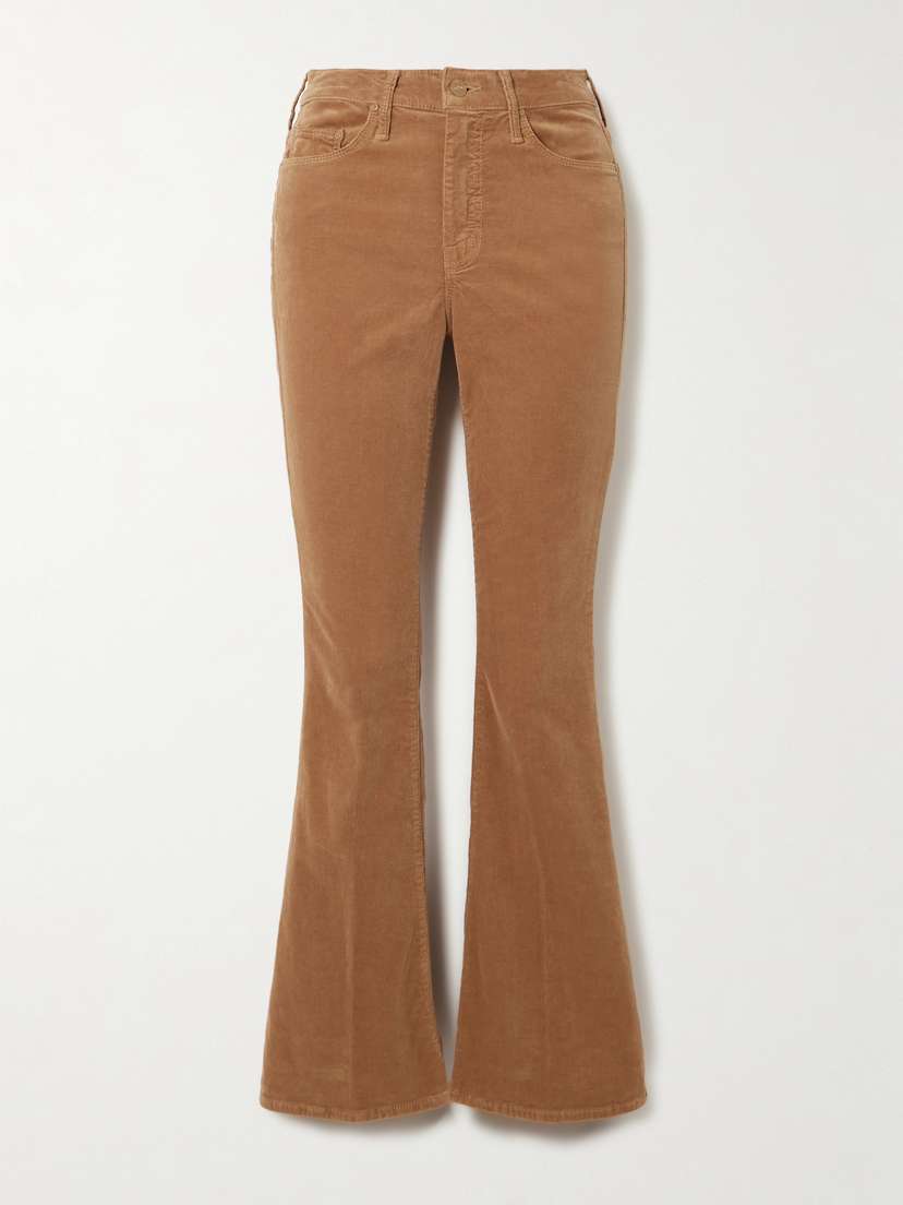 Mother The Weekender Cotton-blend Corduroy Bootcut Pants