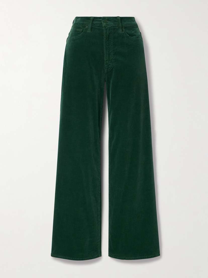 Mother The Ditcher Roller Cotton-blend Corduroy Wide-leg Pants