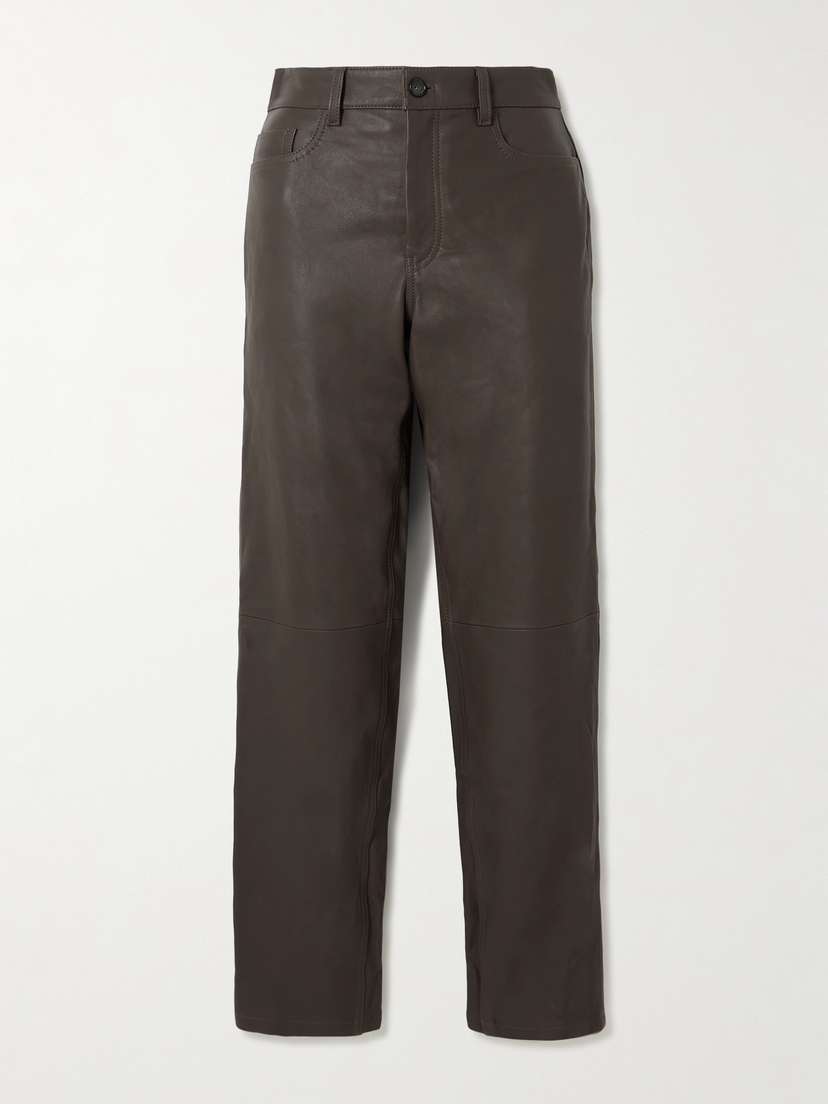TOTEME Straight-leg Leather Pants