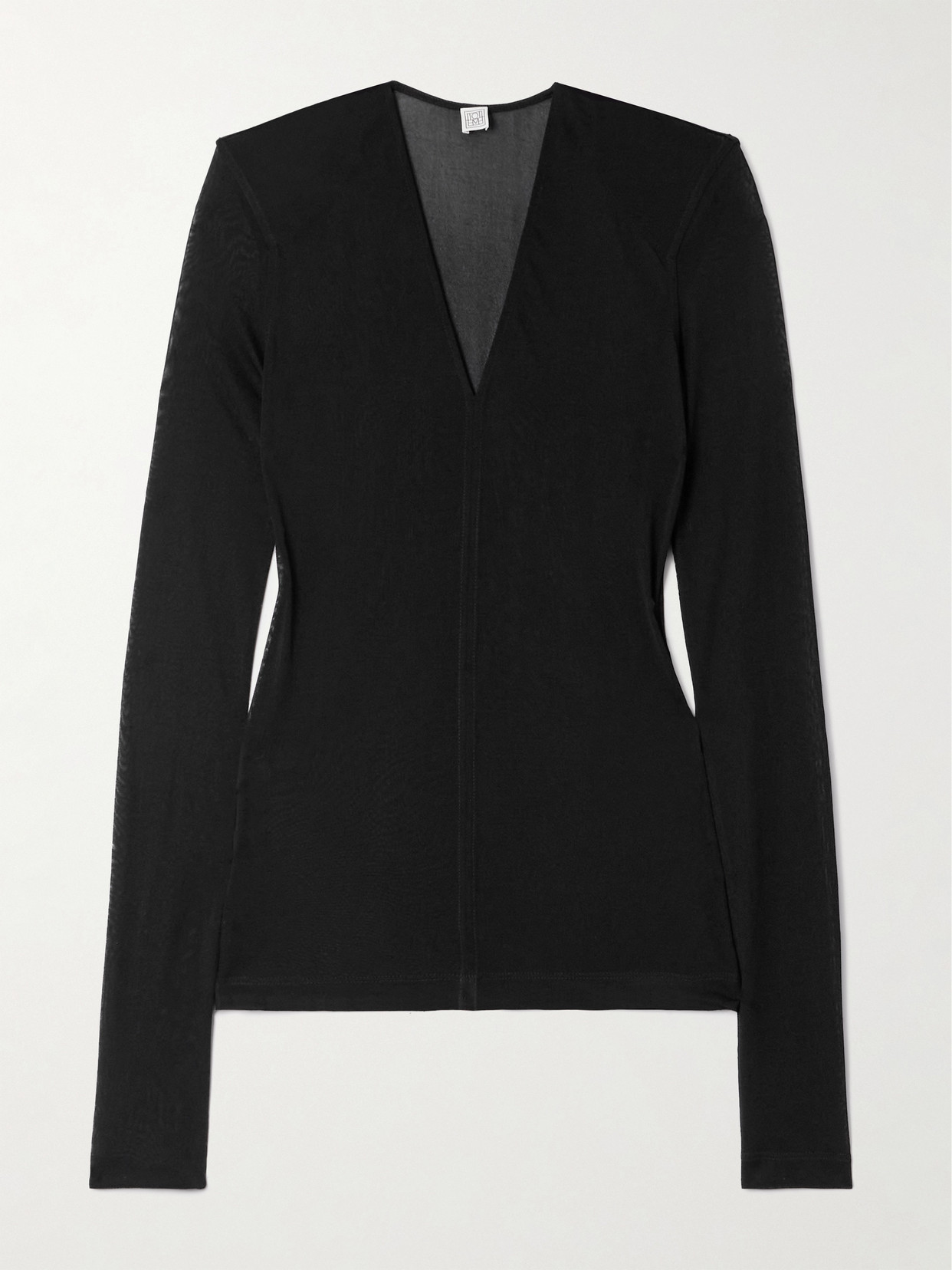 TOTEME - Jersey Top - Black