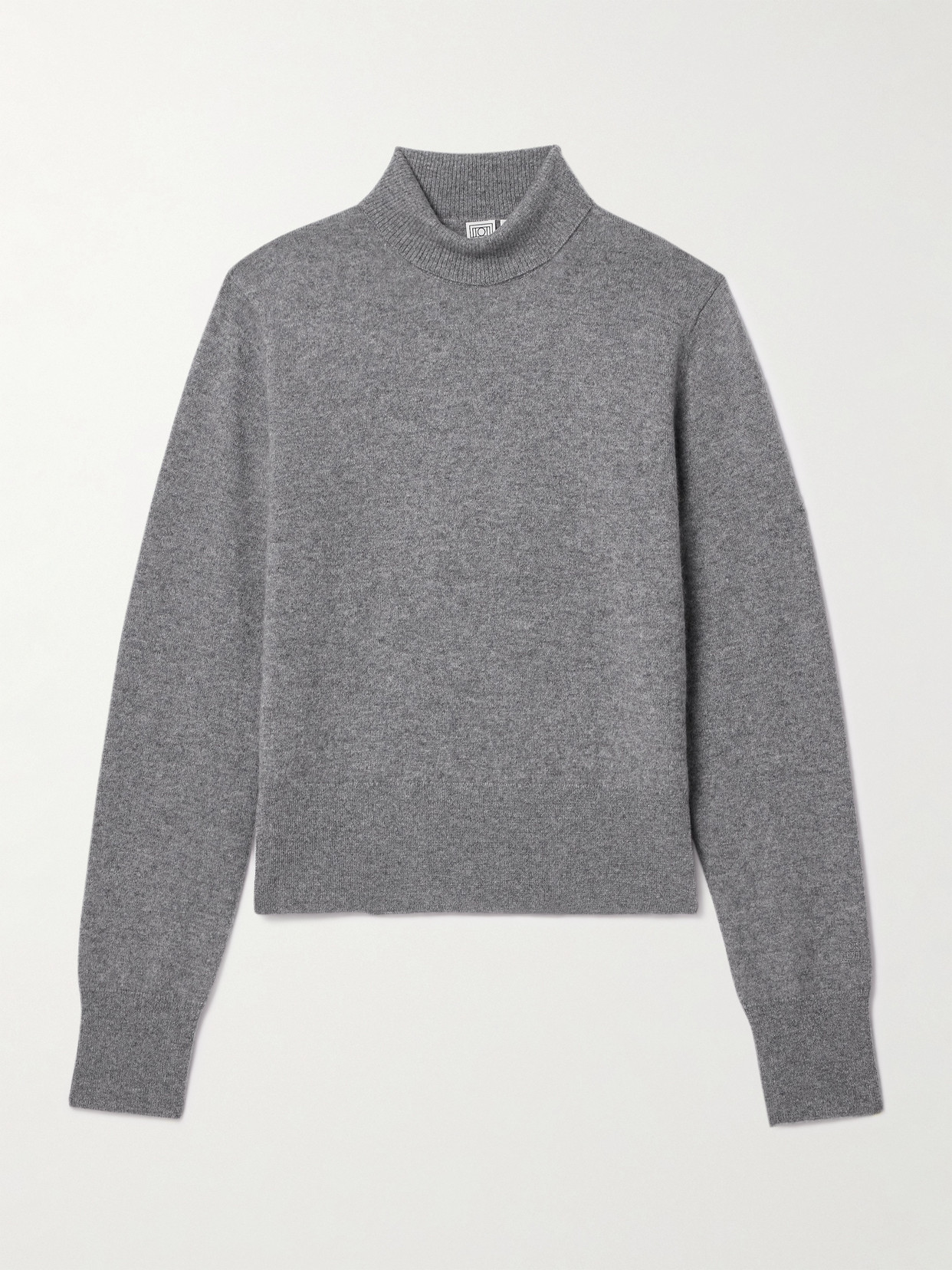 Totême Cashmere Turtleneck Jumper In Grey