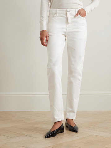 TOTEME Mid-rise slim-leg organic jeans