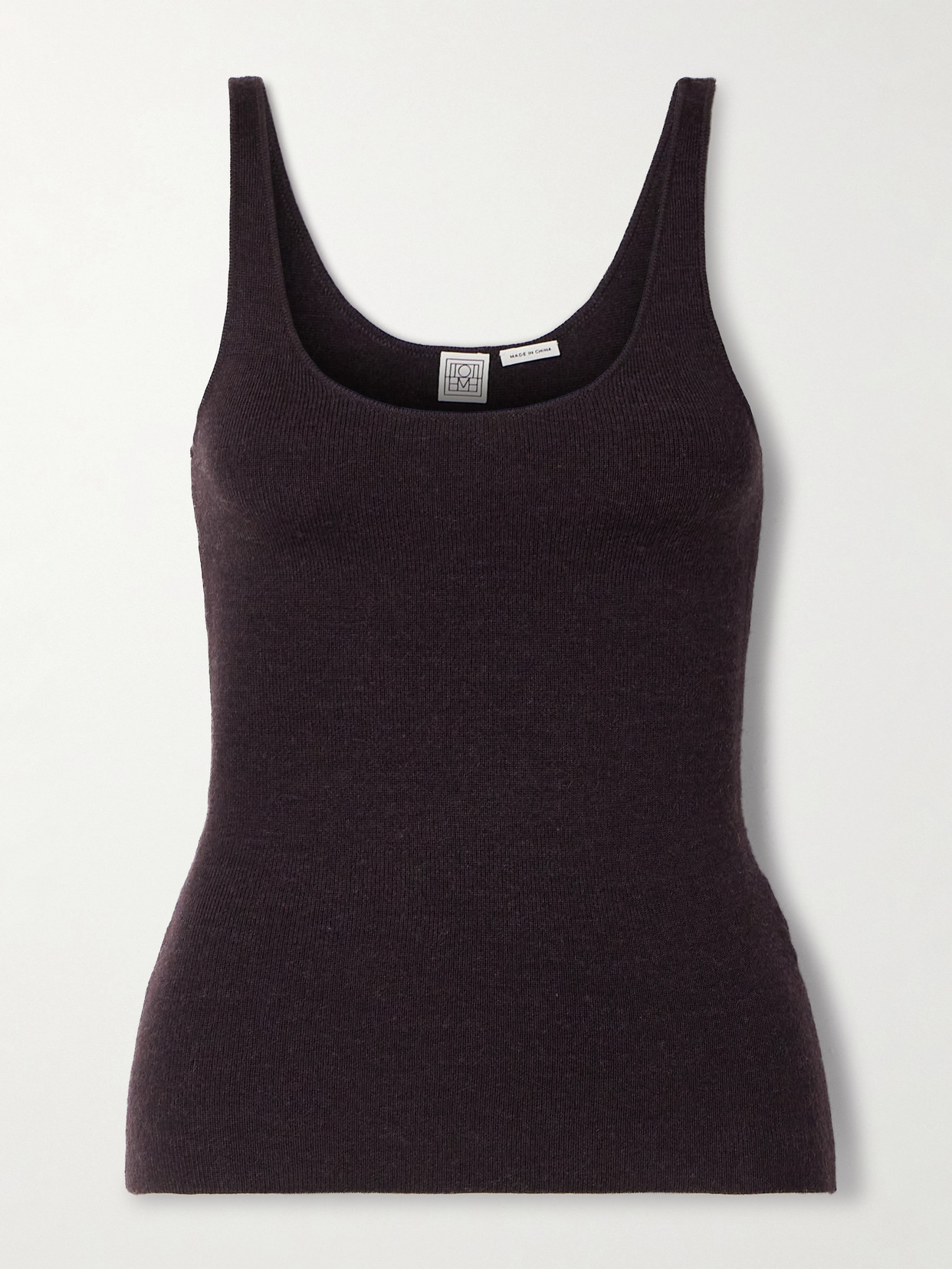 Totême Wool-blend Tank In Brown