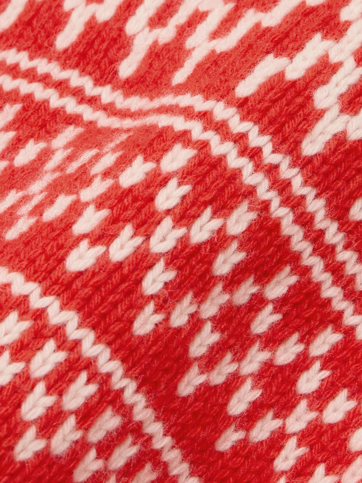 We Norwegians Setesdal Merino-wool And Cashmere-blend Turtleneck Sweater In Red