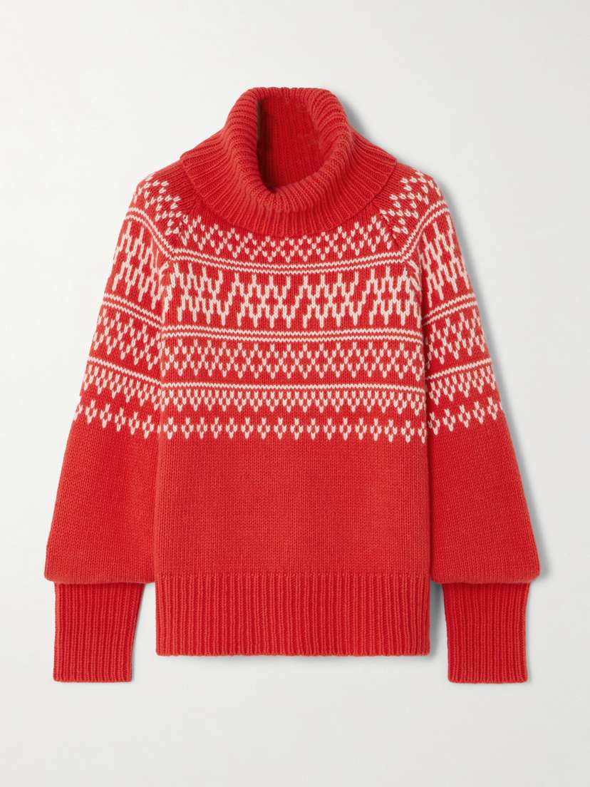 We Norwegians Setesdal Merino-wool And Cashmere-blend Turtleneck Sweater