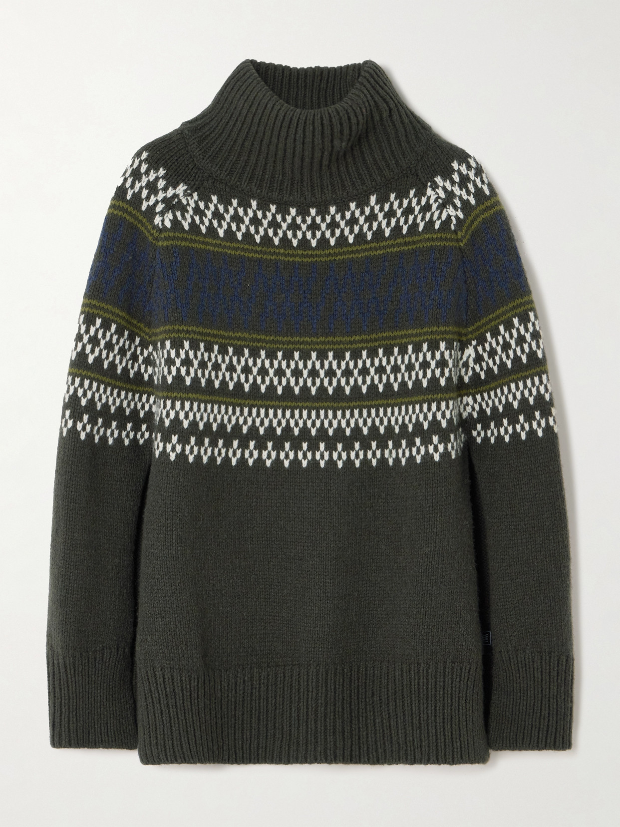 We Norwegians - Setesdal Merino Wool And Cashmere-blend Turtleneck Sweater - Green