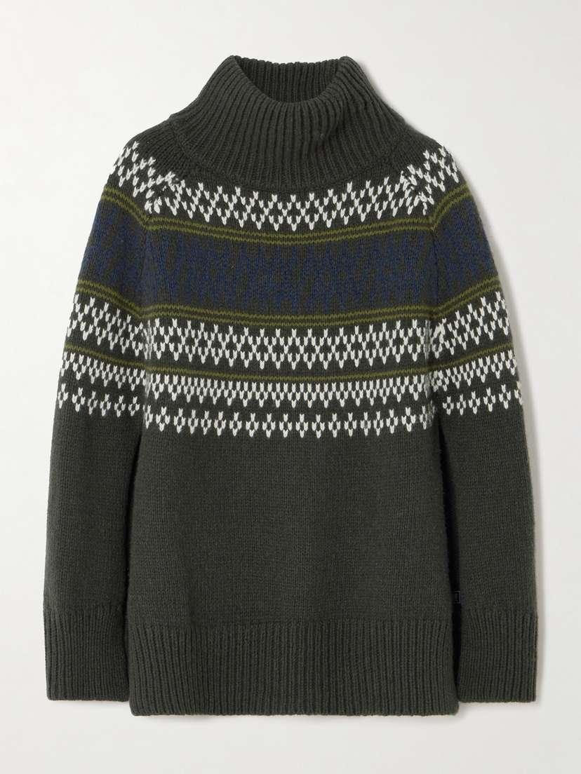 We Norwegians Setesdal Merino Wool And Cashmere-blend Turtleneck Sweater