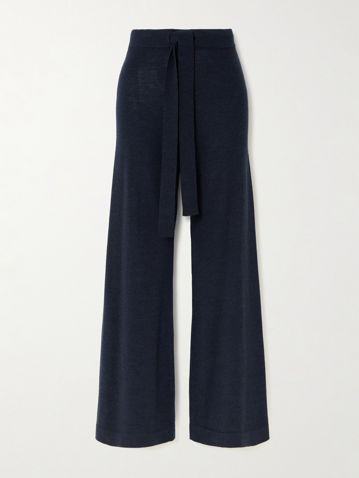 We Norwegians Geilo Merino Wool Flared-leg Pants In Blue