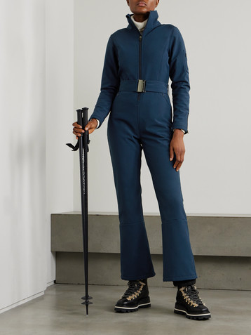 WE NORWEGIANS Tyn belted stretch-jersey jumpsuit