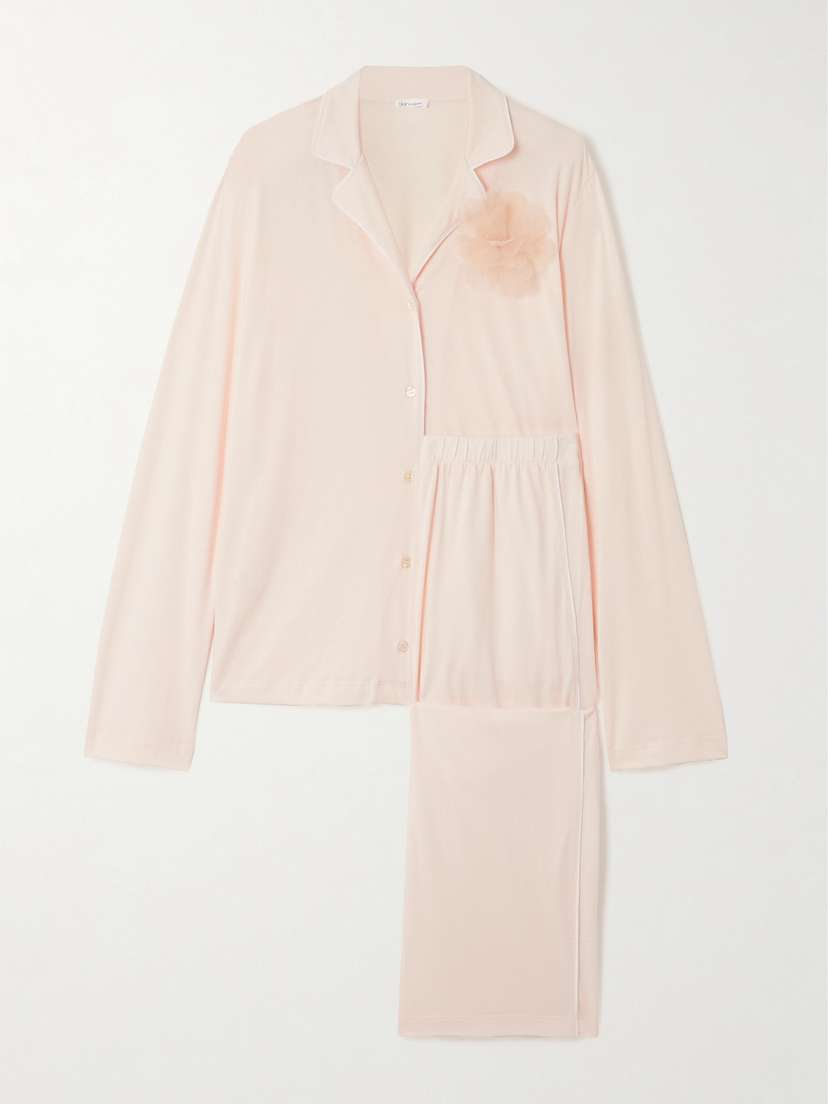 Skin Organic Cotton-jersey Pajama Set