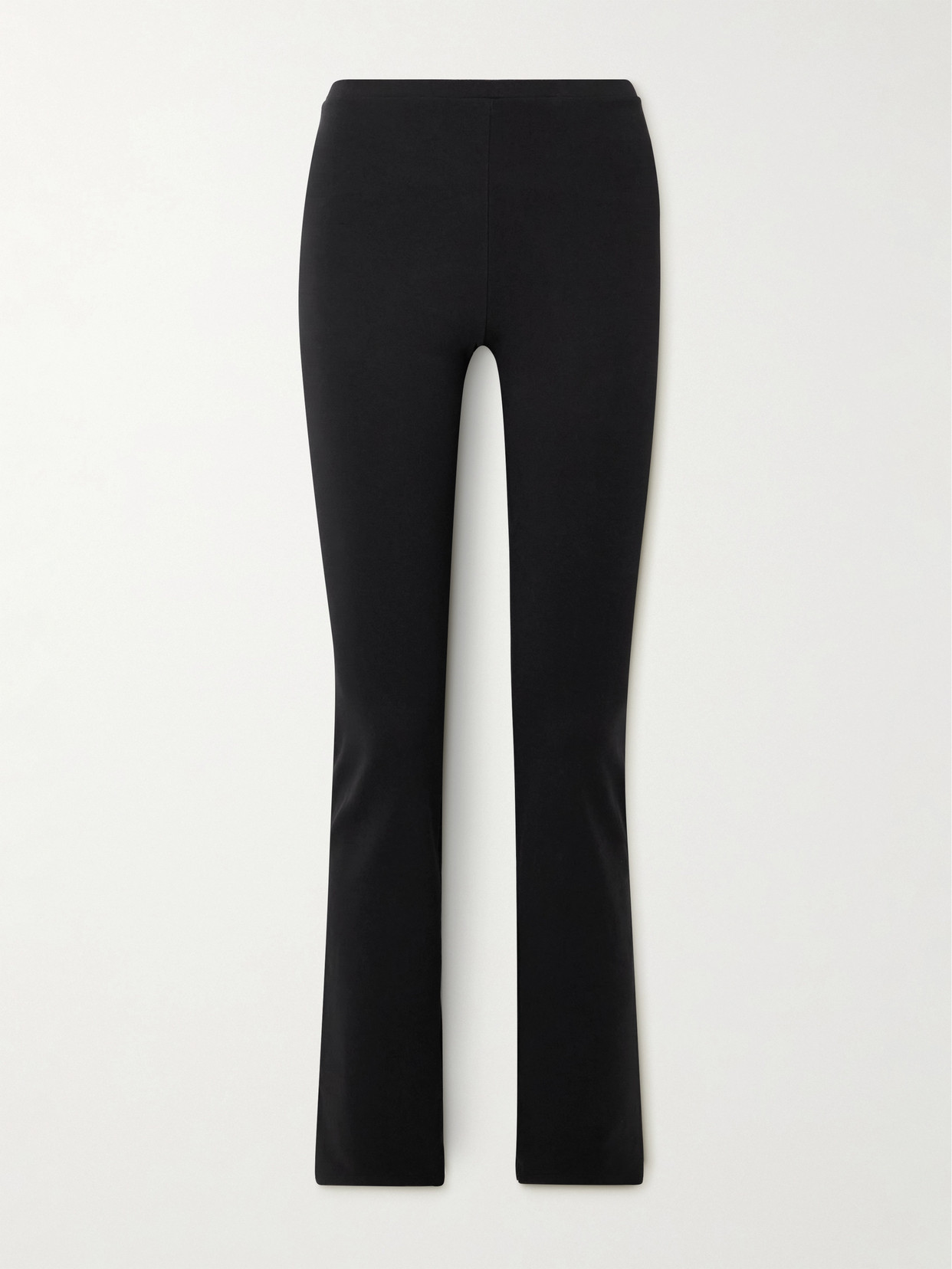 Skin Stretch-organic Pima Cotton Leggings In Black