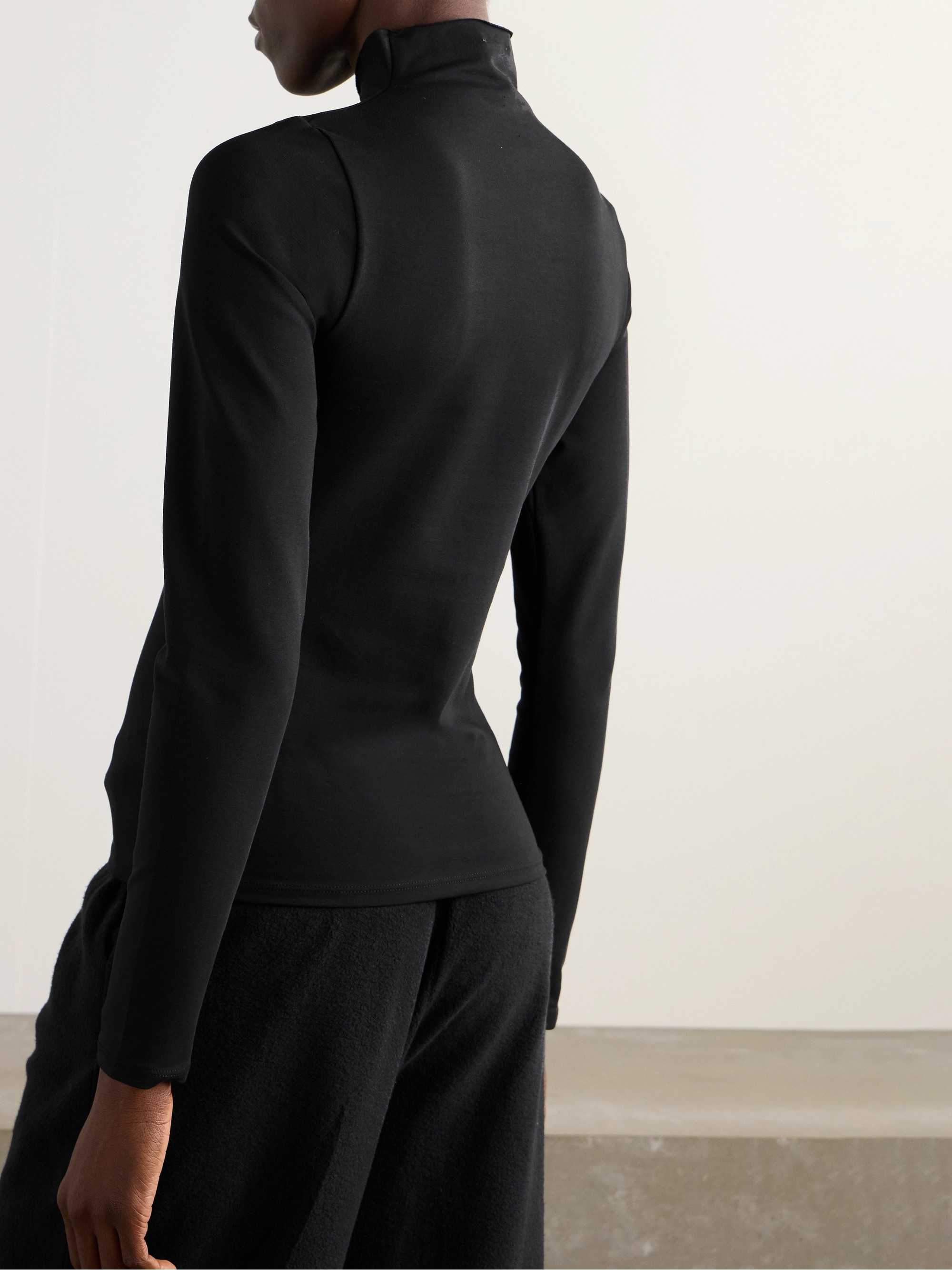 Skin Stretch organic Pima cotton-jersey top thumbnail