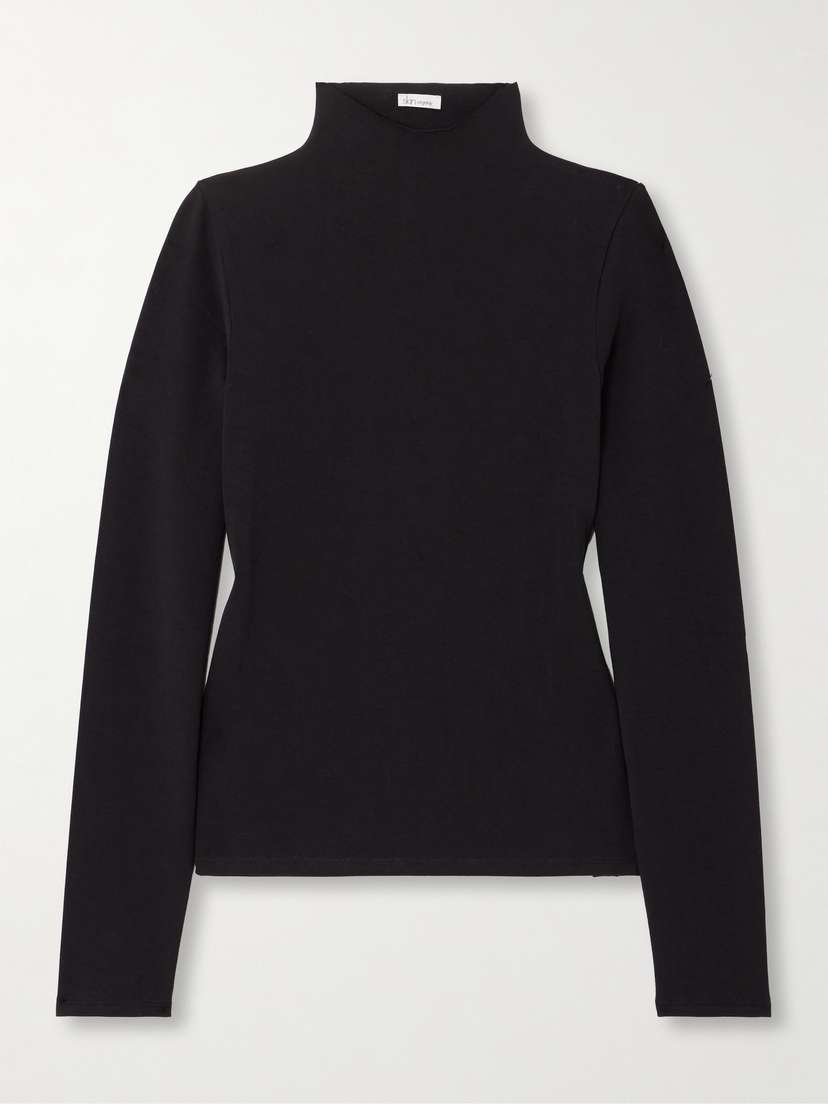 Skin Stretch Organic Pima Cotton-jersey Top