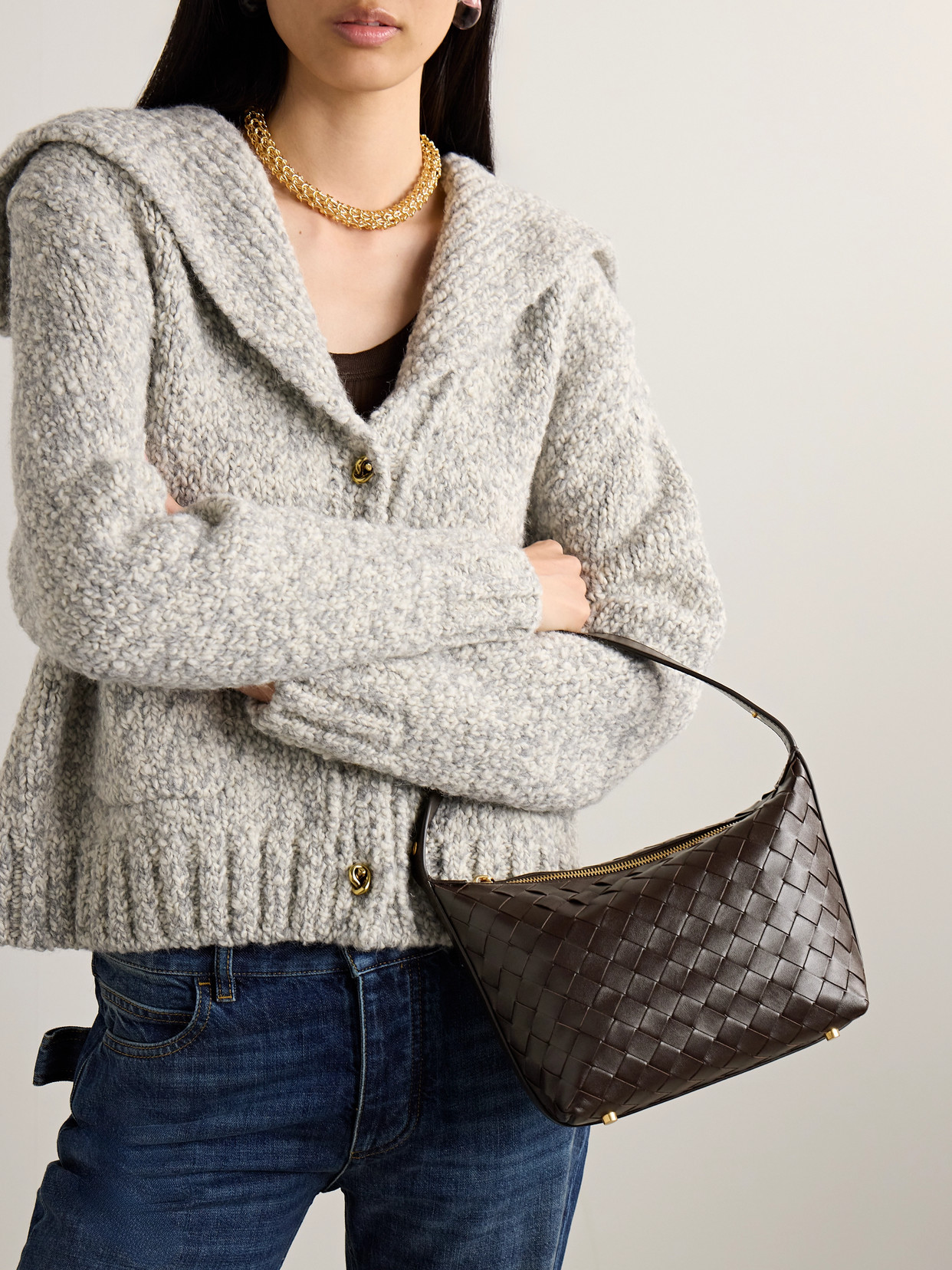 Wallace Mini Intrecciato Shoulder Bag