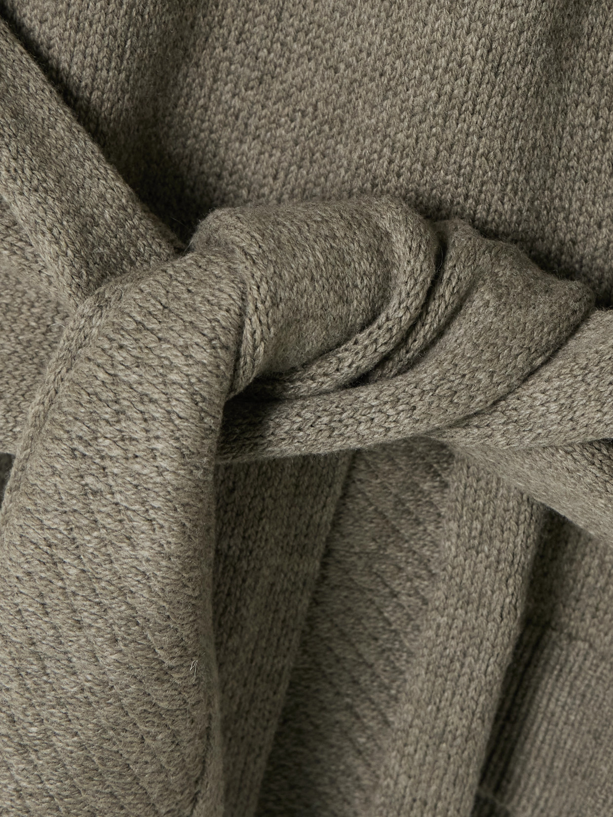 Jw Anderson Tie-detailed Knitted Sweater In Green