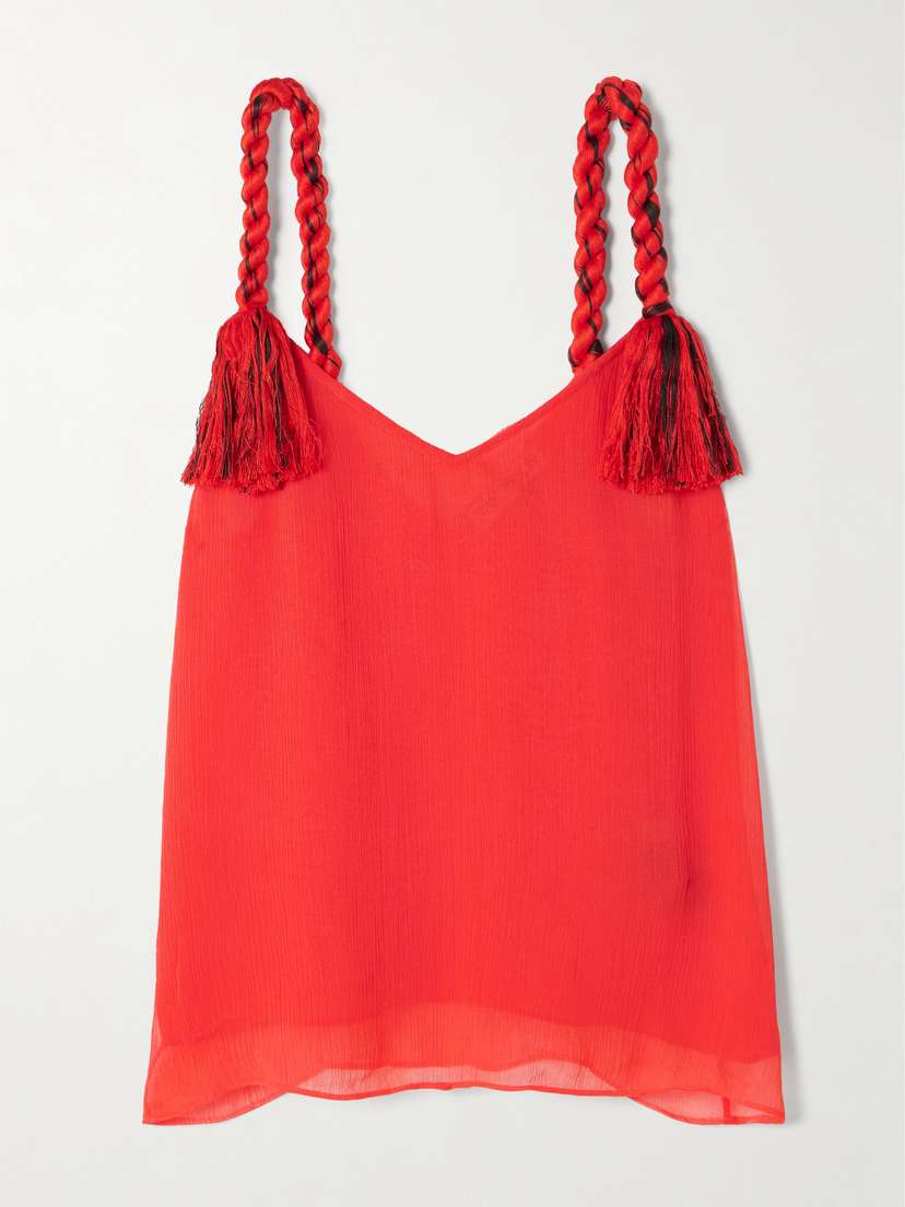 JW Anderson Tasseled Crepon Camisole