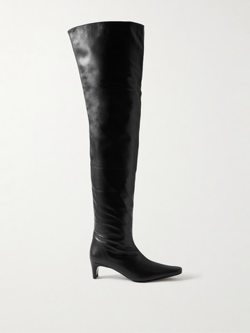 お値下げ中【美品☆】レアサイズ38！Proenza Schouler Proenza Schouler Trap faux stretch-leather over-the-knee boots