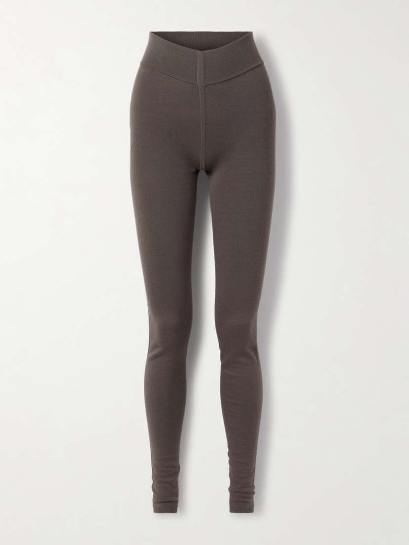 Rick Owens Wool-blend Leggings