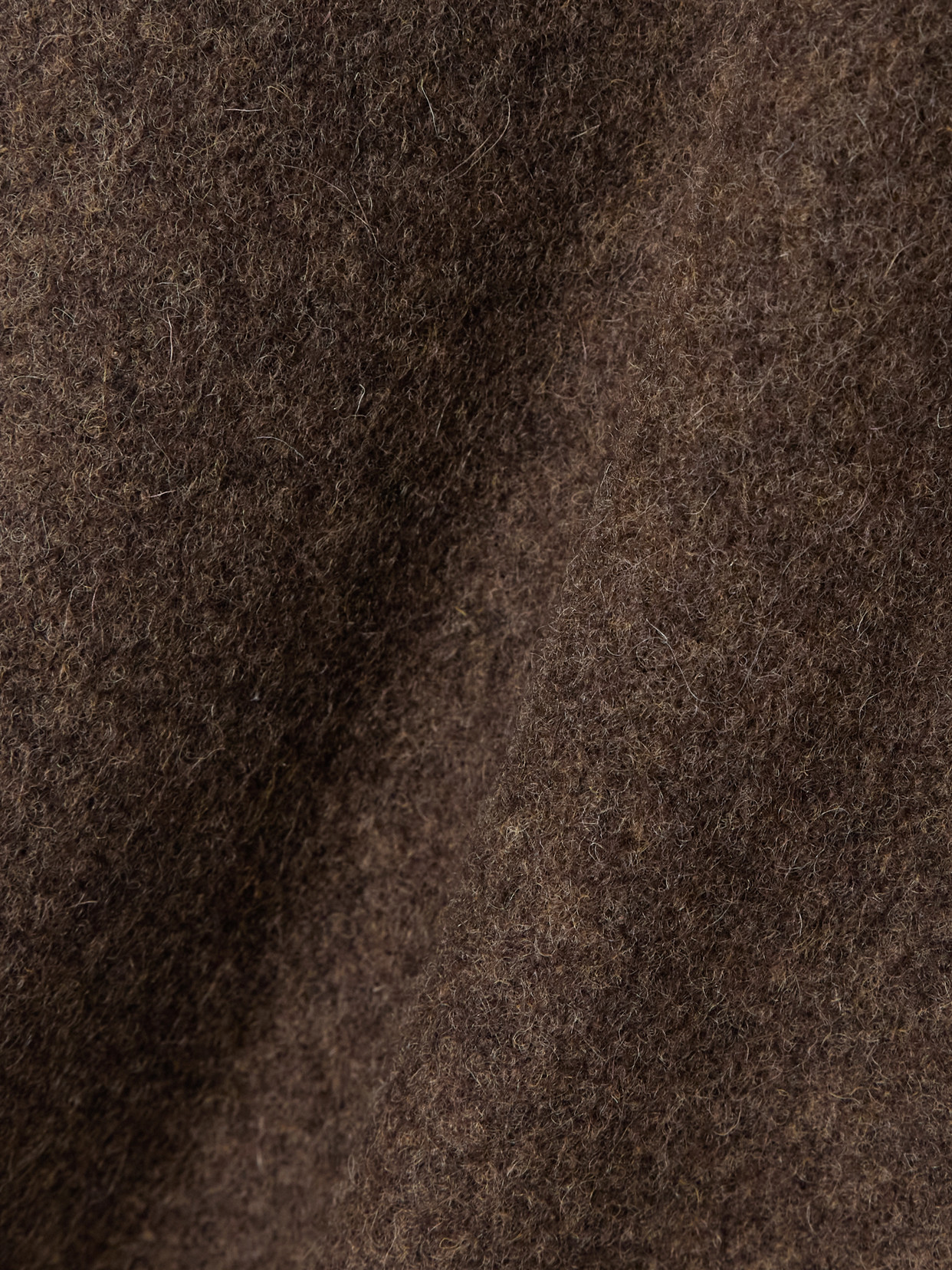 Rick Owens Wool-felt Cape In Brown