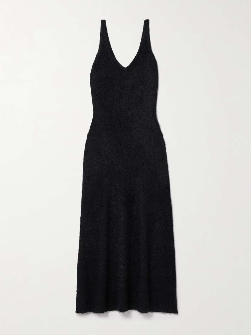 Gabriela Hearst Downs Silk And Cashmere-blend Midi Dress