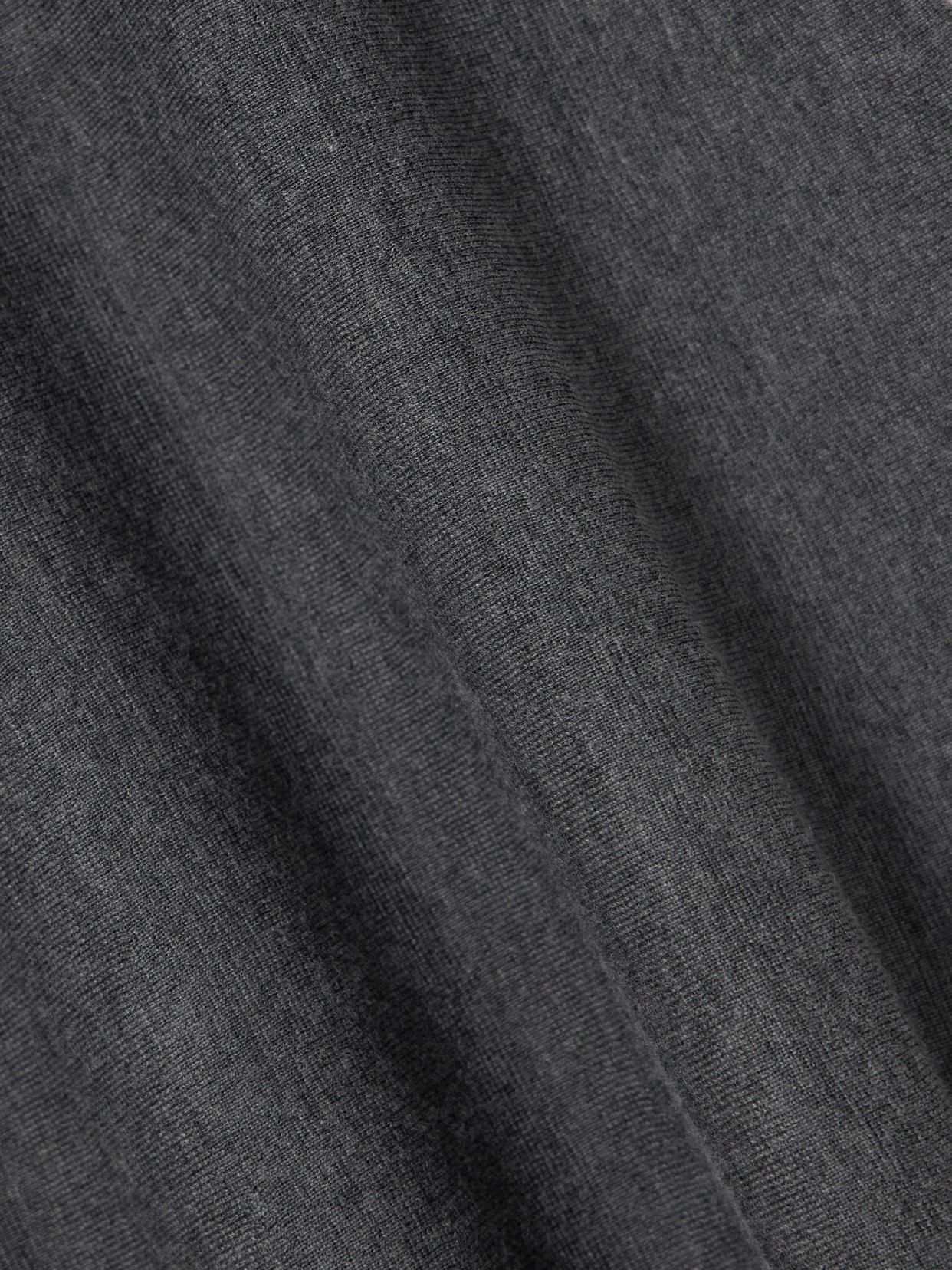 Gabriela Hearst Hannah Wool And Cashmere-blend Midi Dress In Gray
