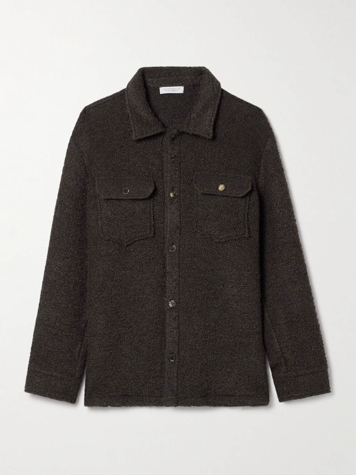 Gabriela Hearst - John Austin Bouclé Jacket - Brown