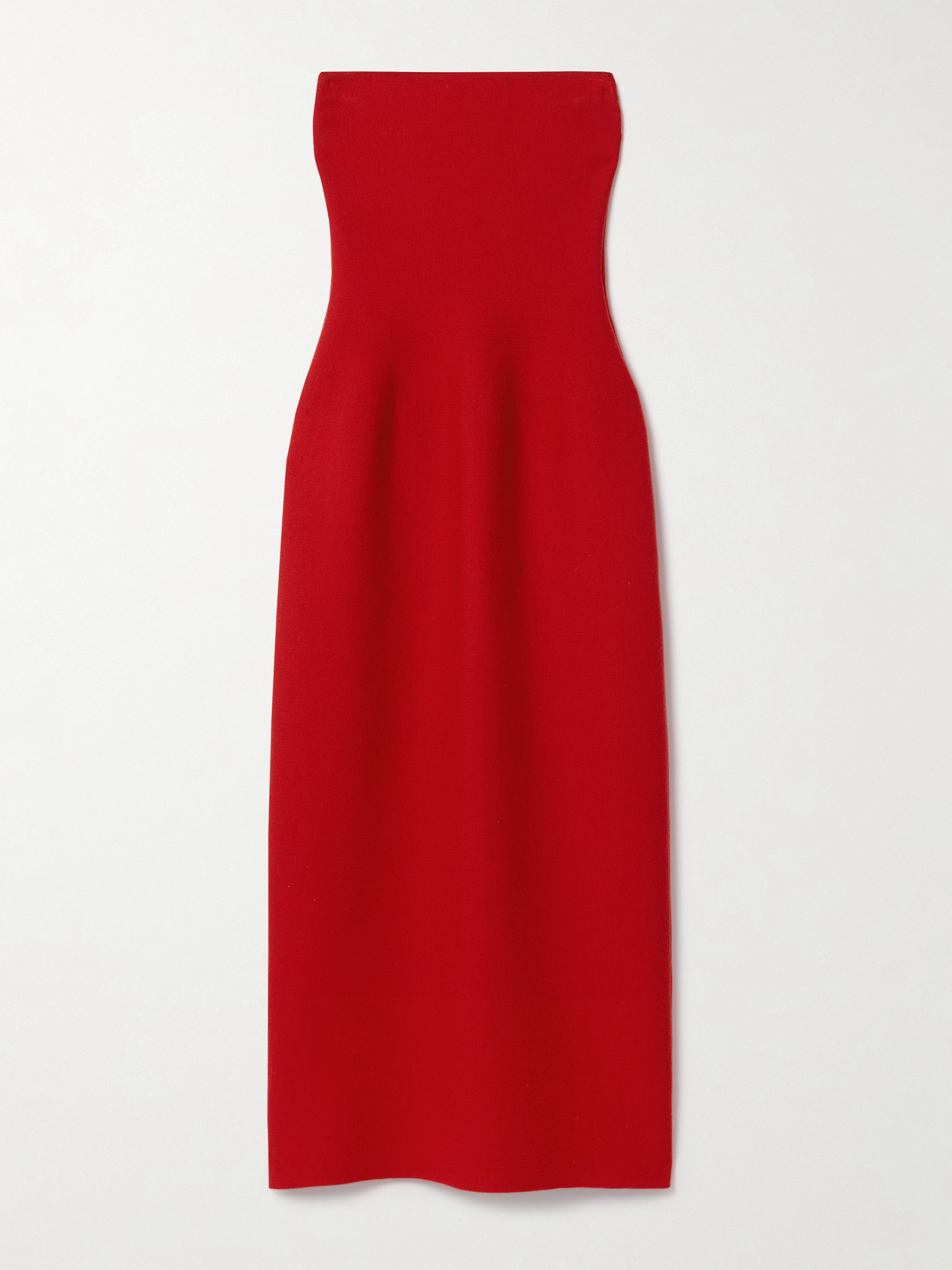 Gabriela Hearst - Immanuel Strapless Wool Maxi Dress - Red