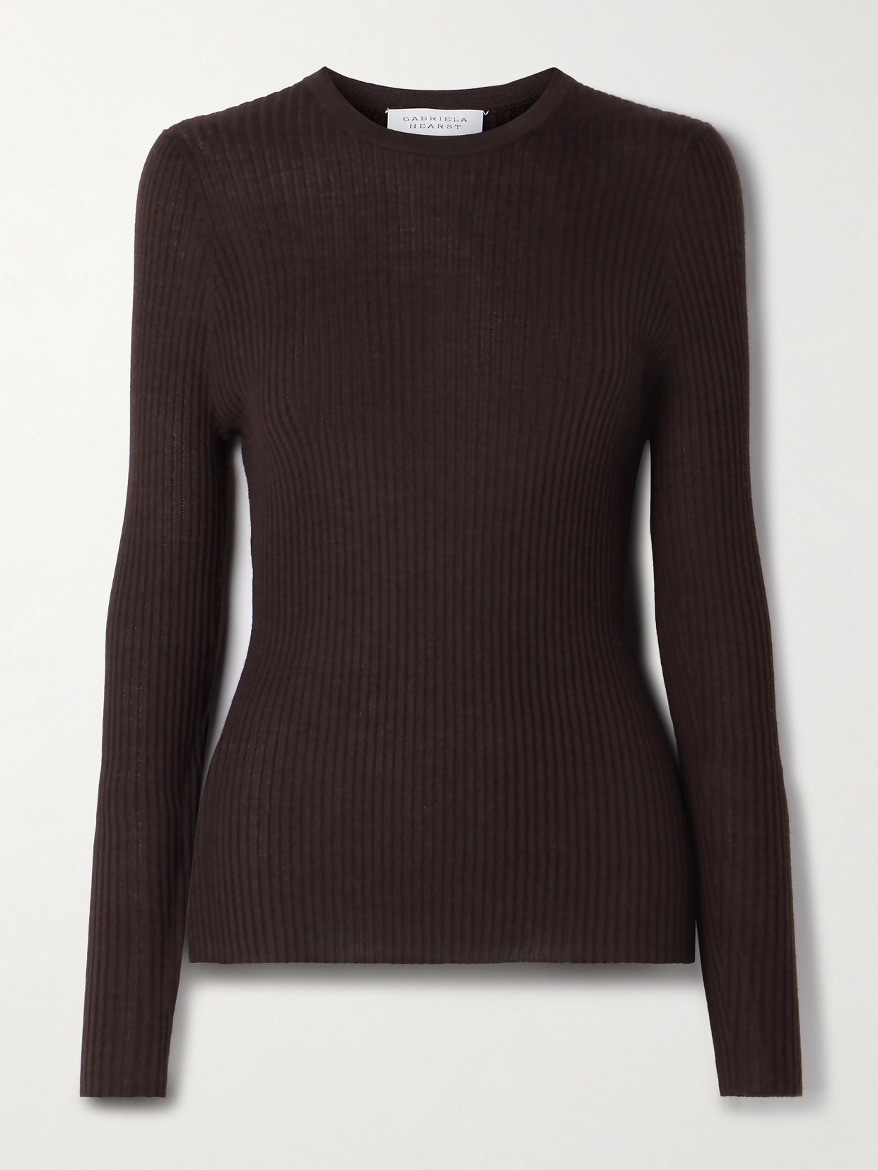 Gabriela Hearst - Browning Ribbed Cashmere And Silk-blend Sweater - large