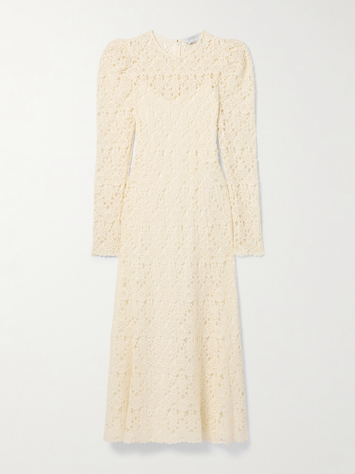 Gabriela Hearst - Lana Cashmere Lace Maxi Dress - Ivory