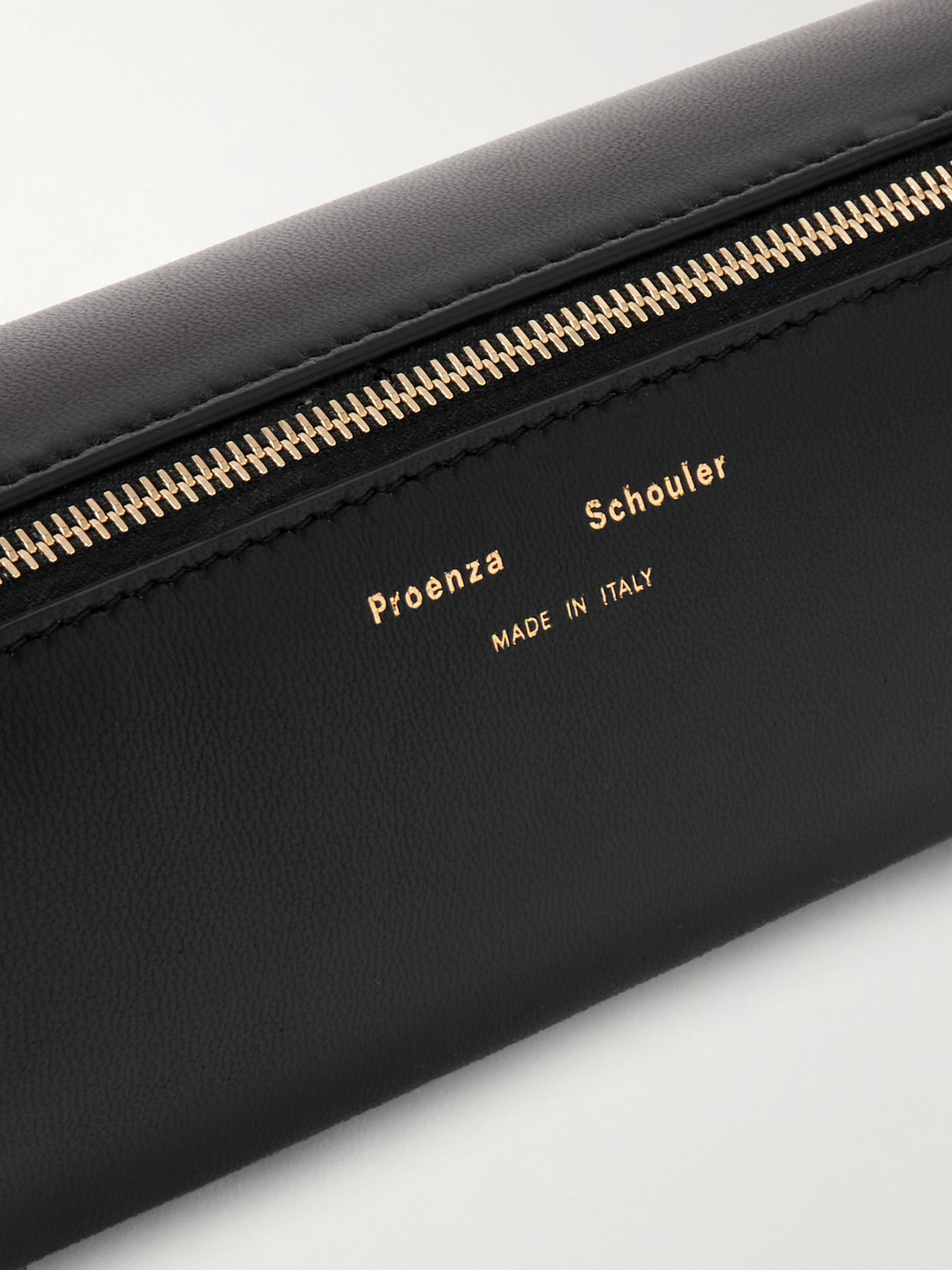 Proenza Schouler Silo Textured-leather Shoulder Bag In Black
