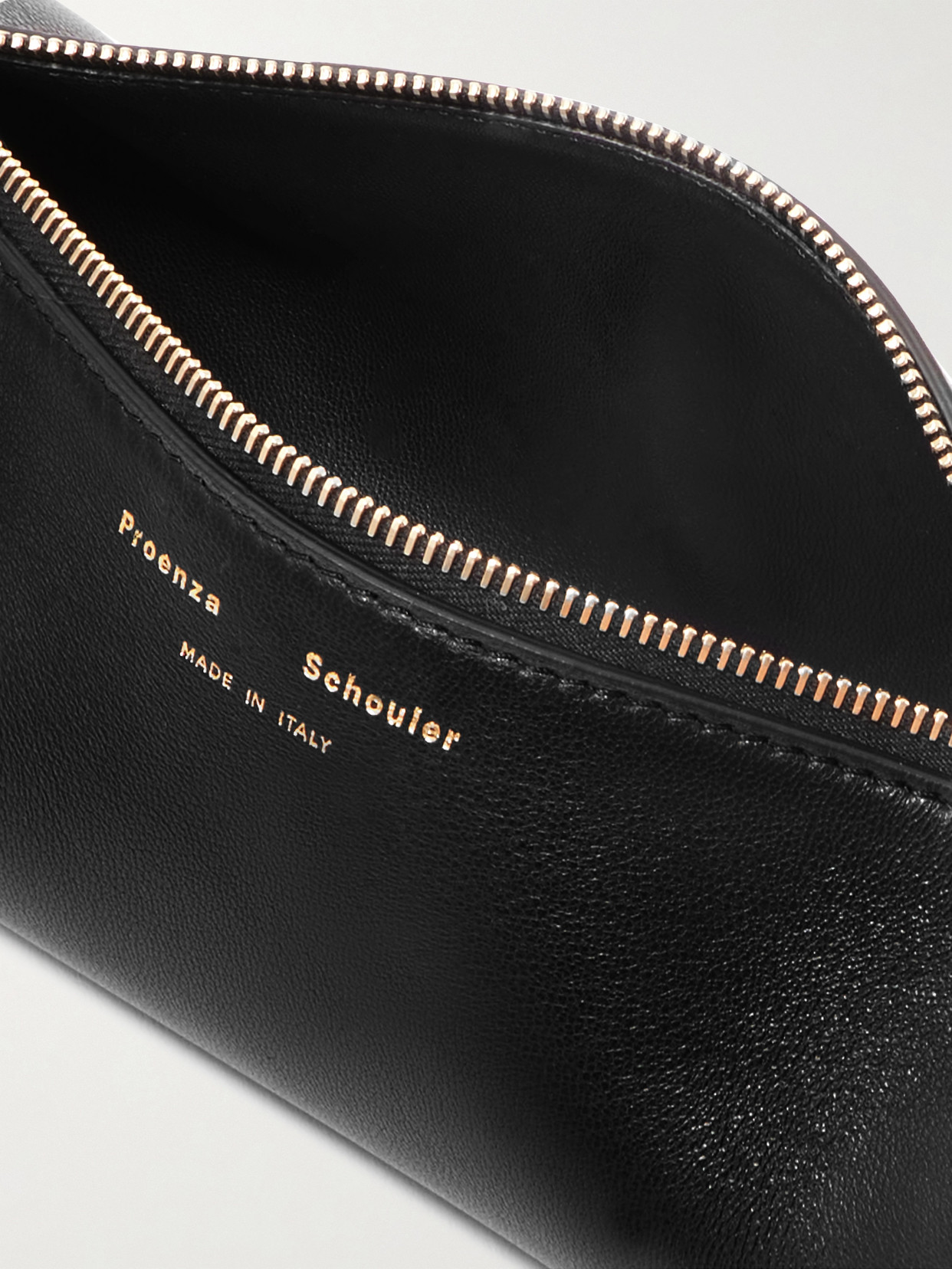 Proenza Schouler Silo Textured-leather Shoulder Bag In Black