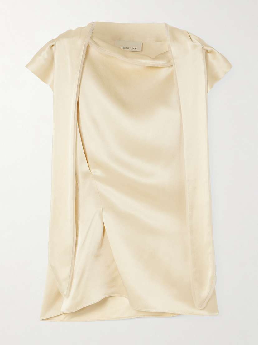 LIBEROWE Arya Draped Satin Blouse