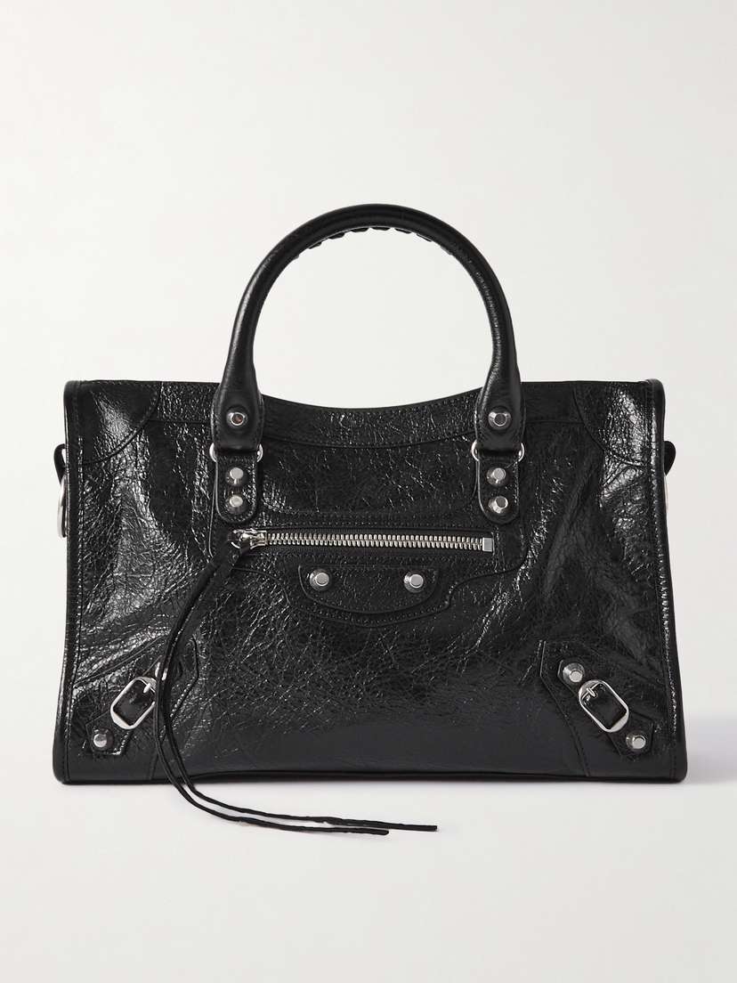 Balenciaga Le City Small Textured-leather Tote